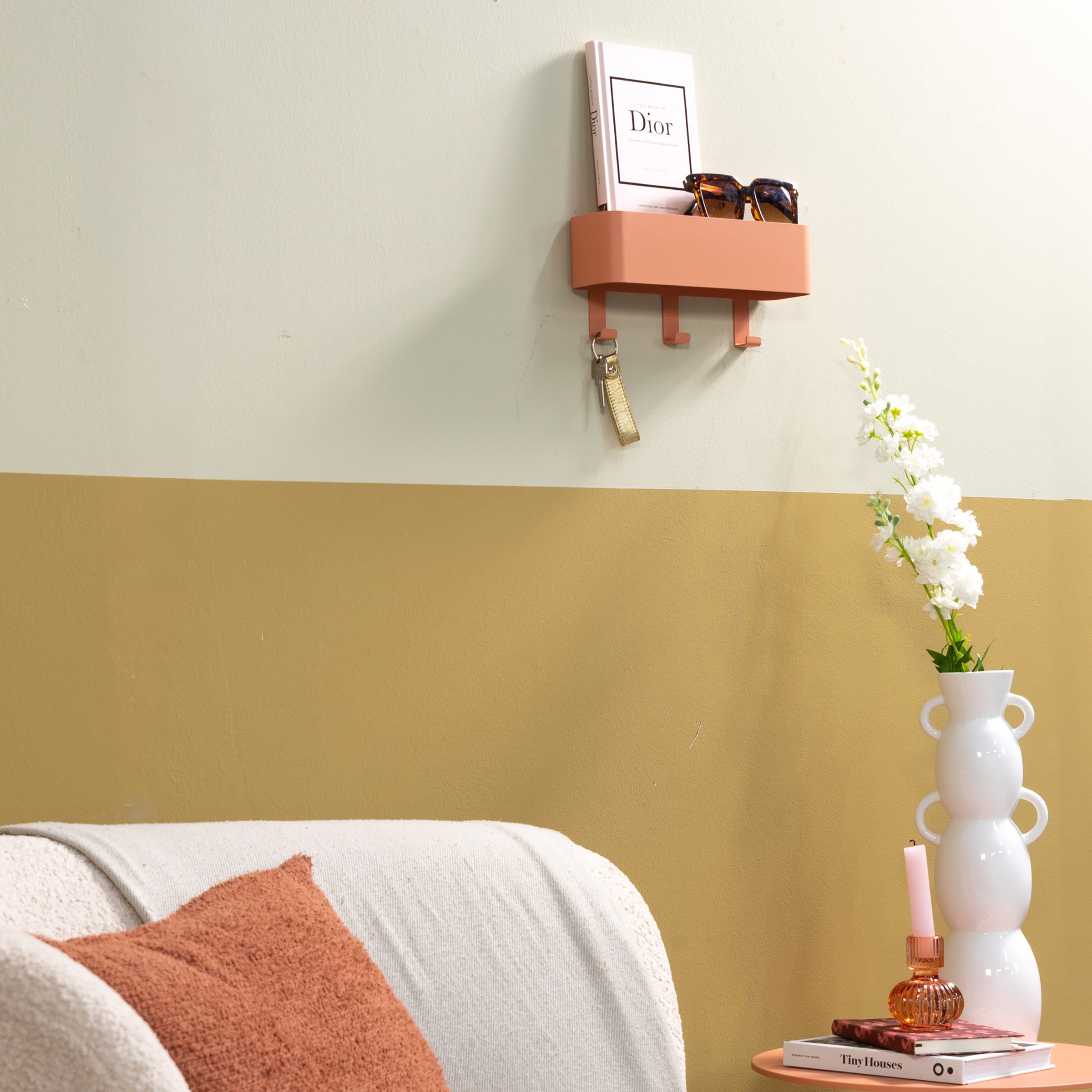 Coat Rack Dax Play Metal Apricot 27 cm