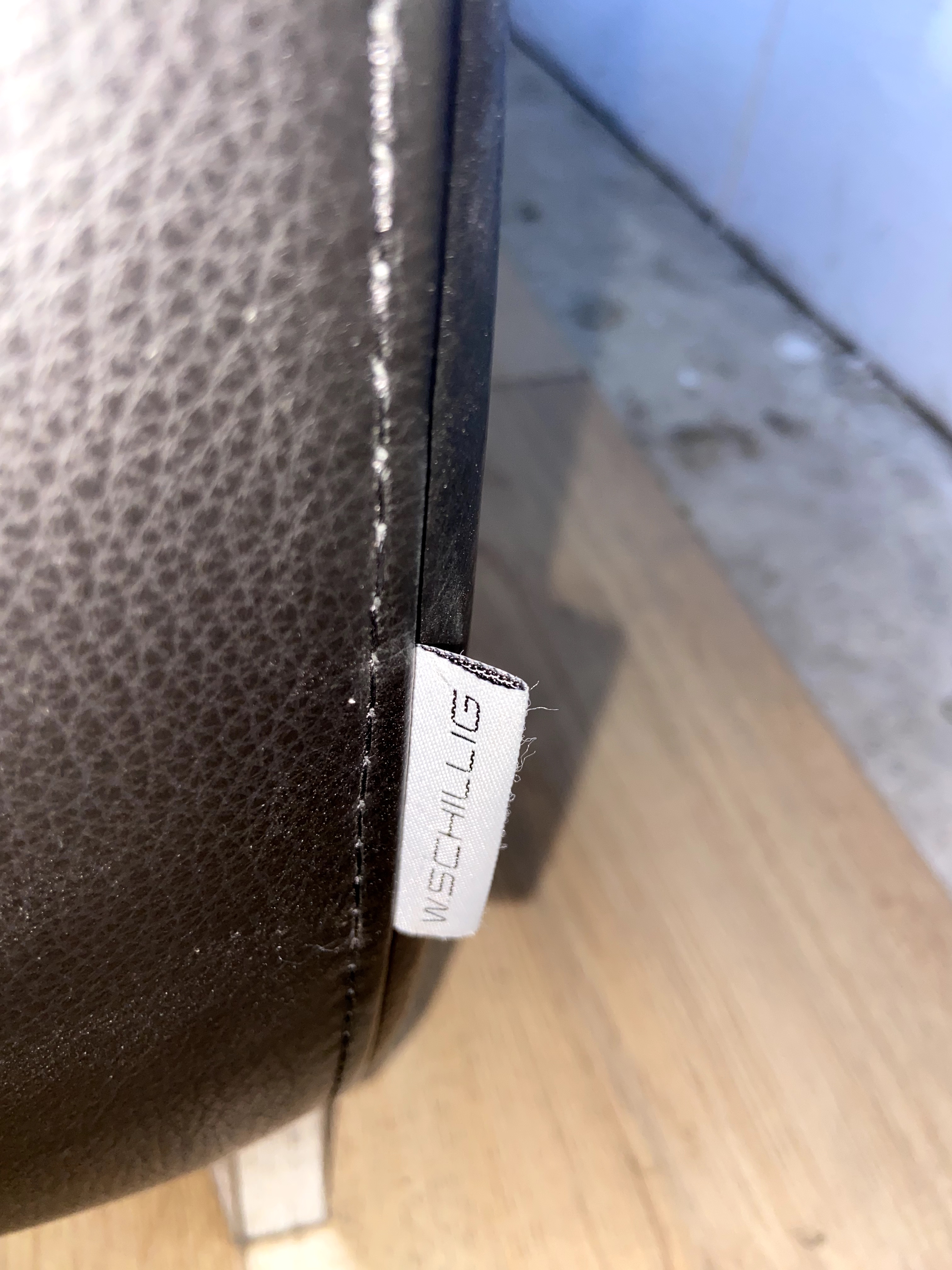 Sofa Récamiere Links Leder Schwarz