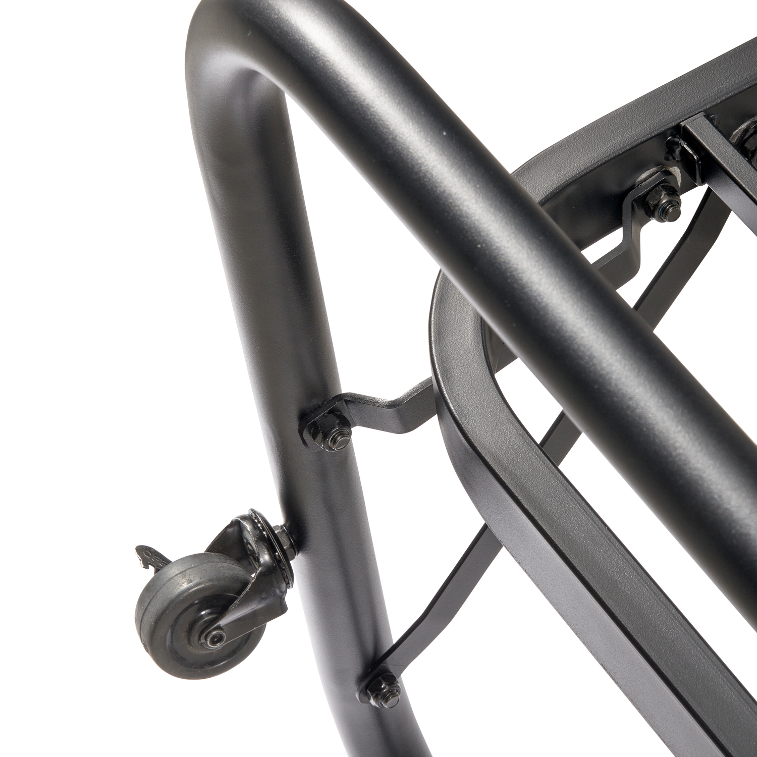 LUCY Rollbettgestell Metall Schwarz 90x200cm