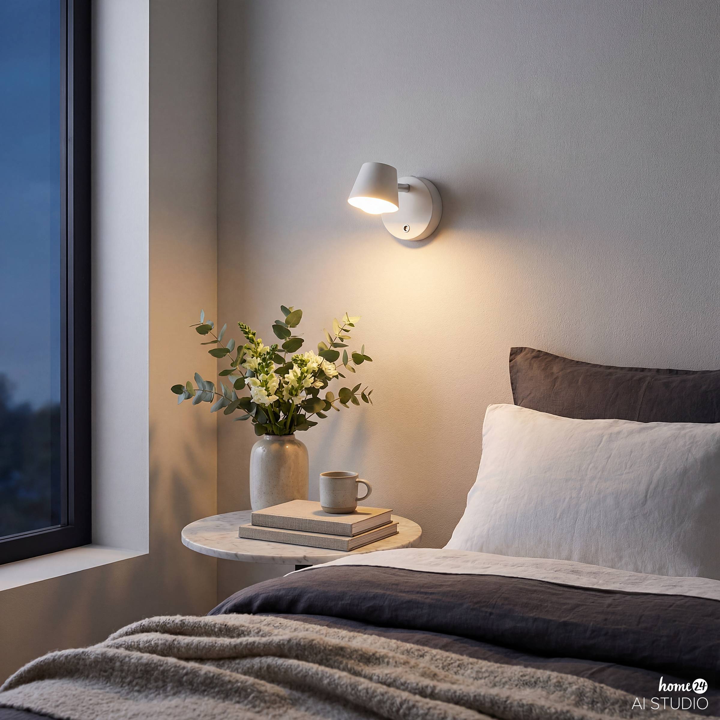 Ture Akku-Wandleuchte Dimmbar inkl. Fernbedienung