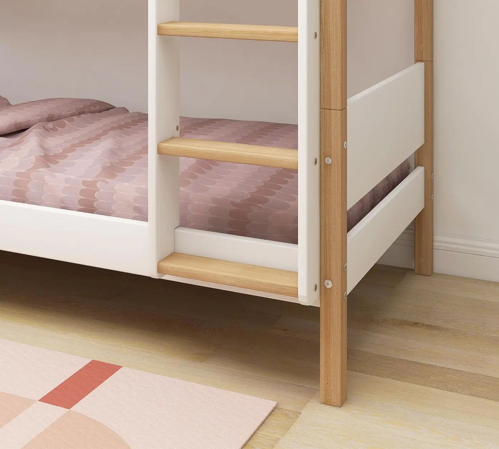 Etagenbett Extra Hoch Holz Weiß