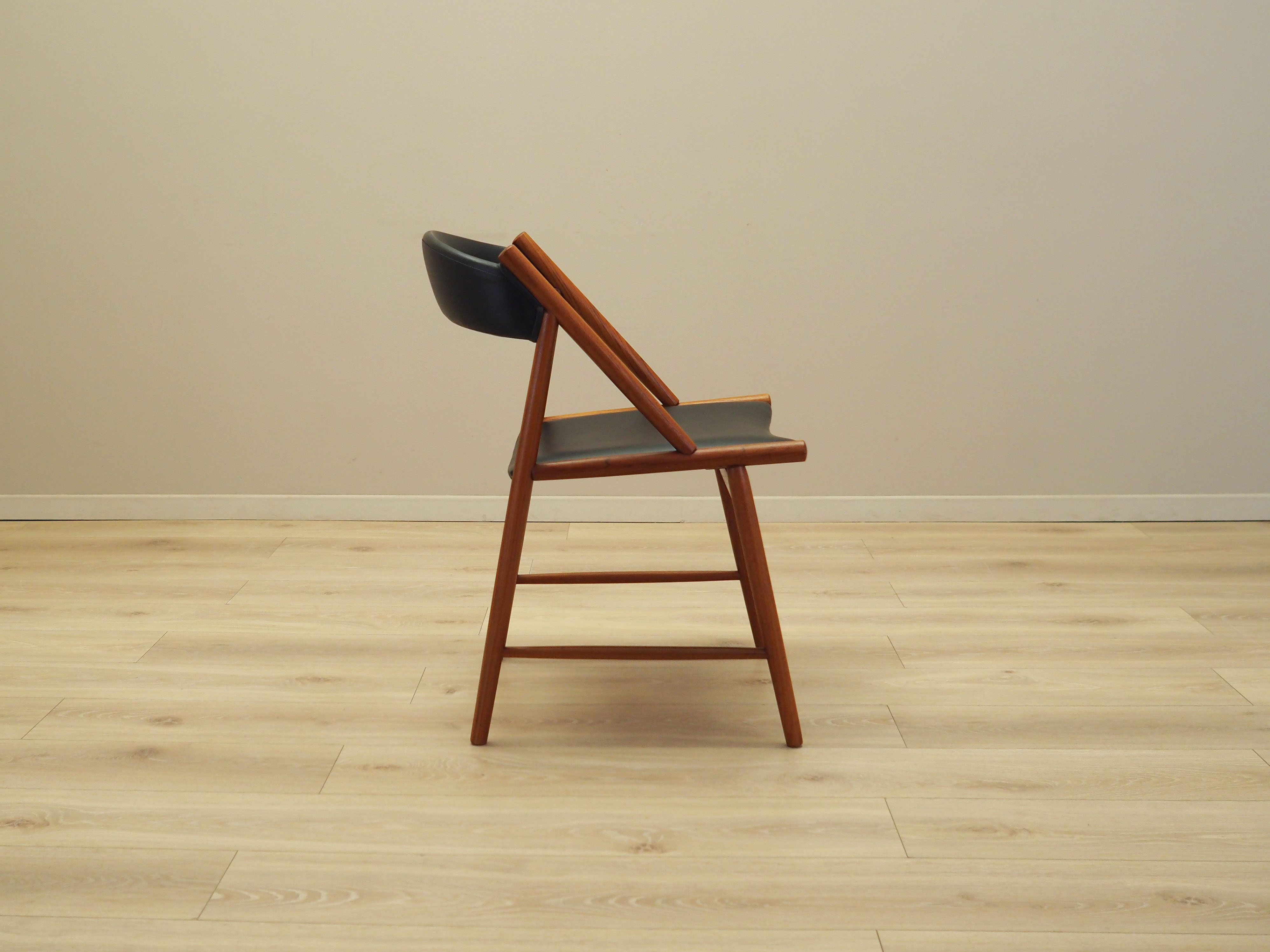 Sedia da pranzo in teak anni '70