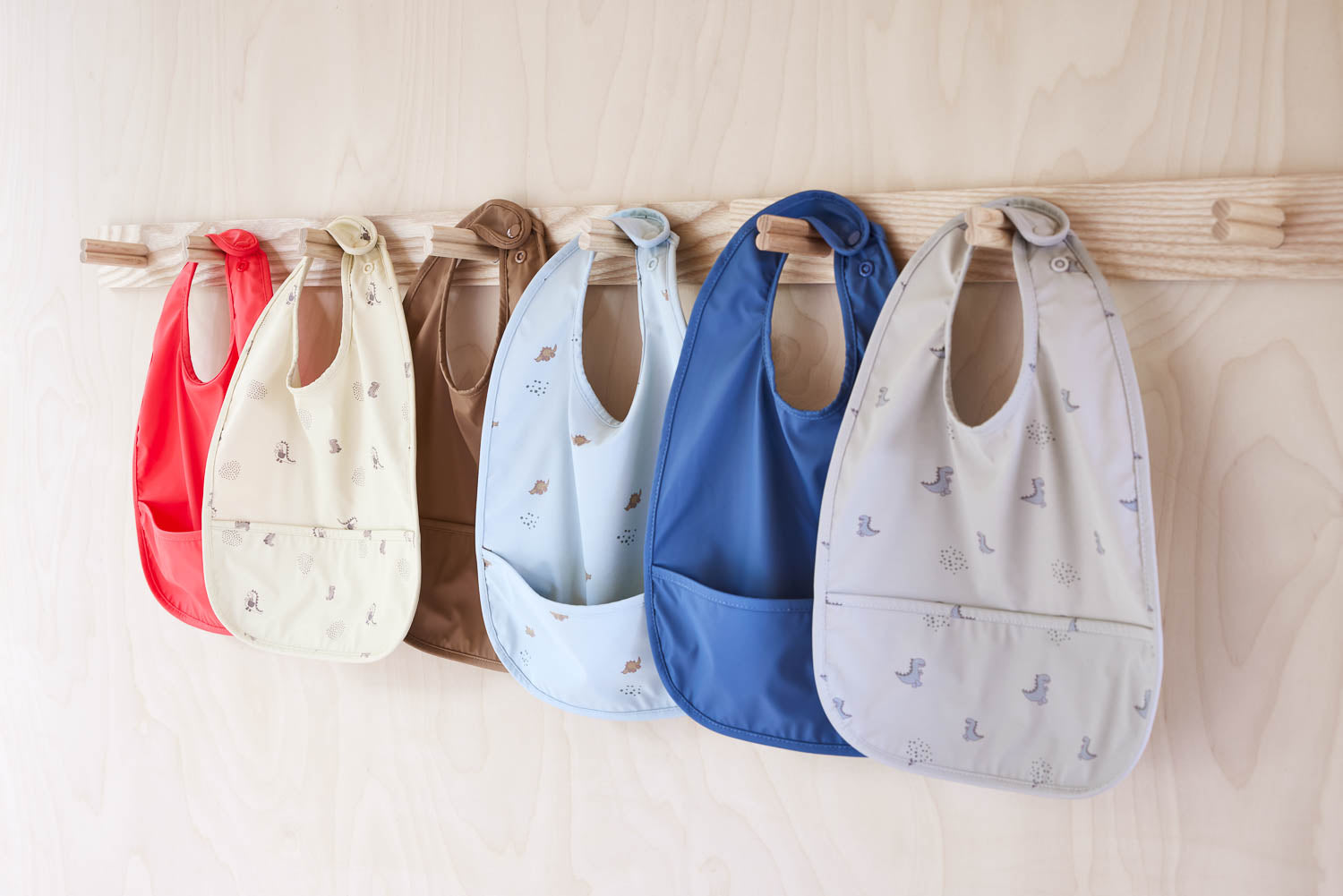 2x Bavaglini Dino Poliestere Crema