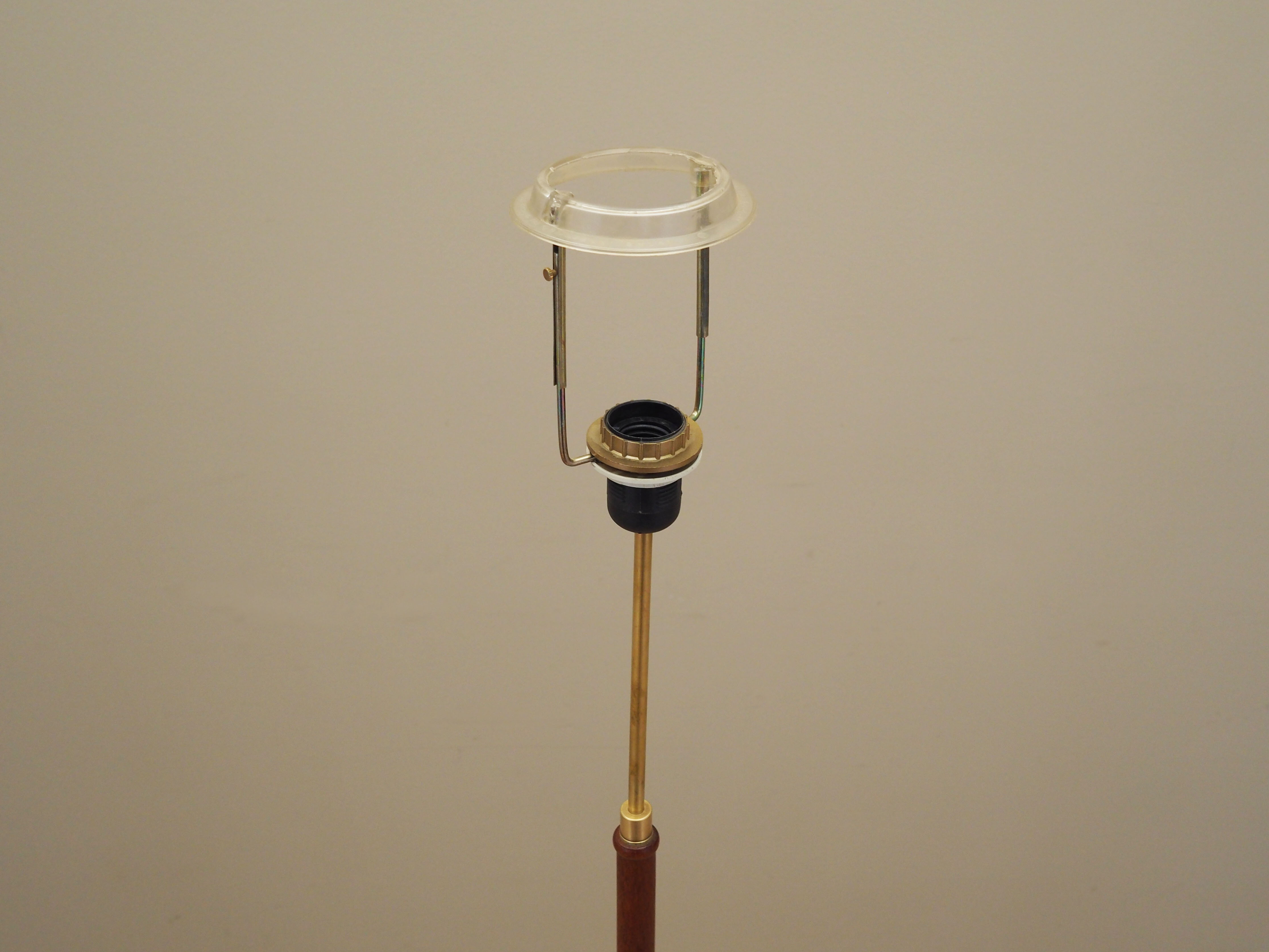 Stehlampe Holz 1970er Jahre