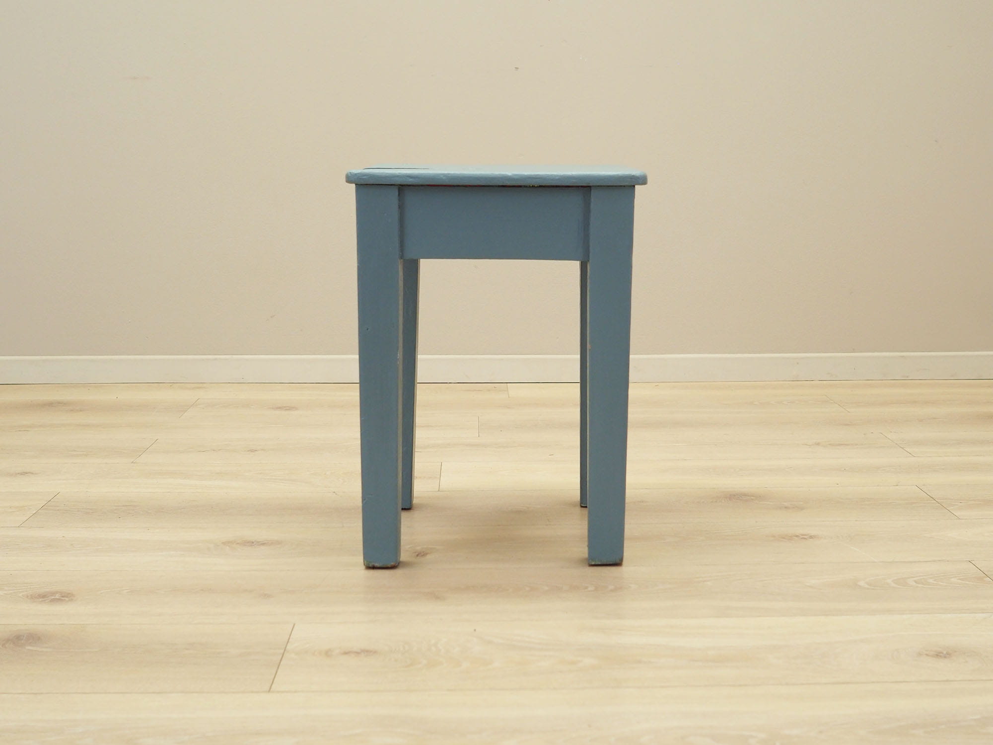Stool Wood Gray 1950s