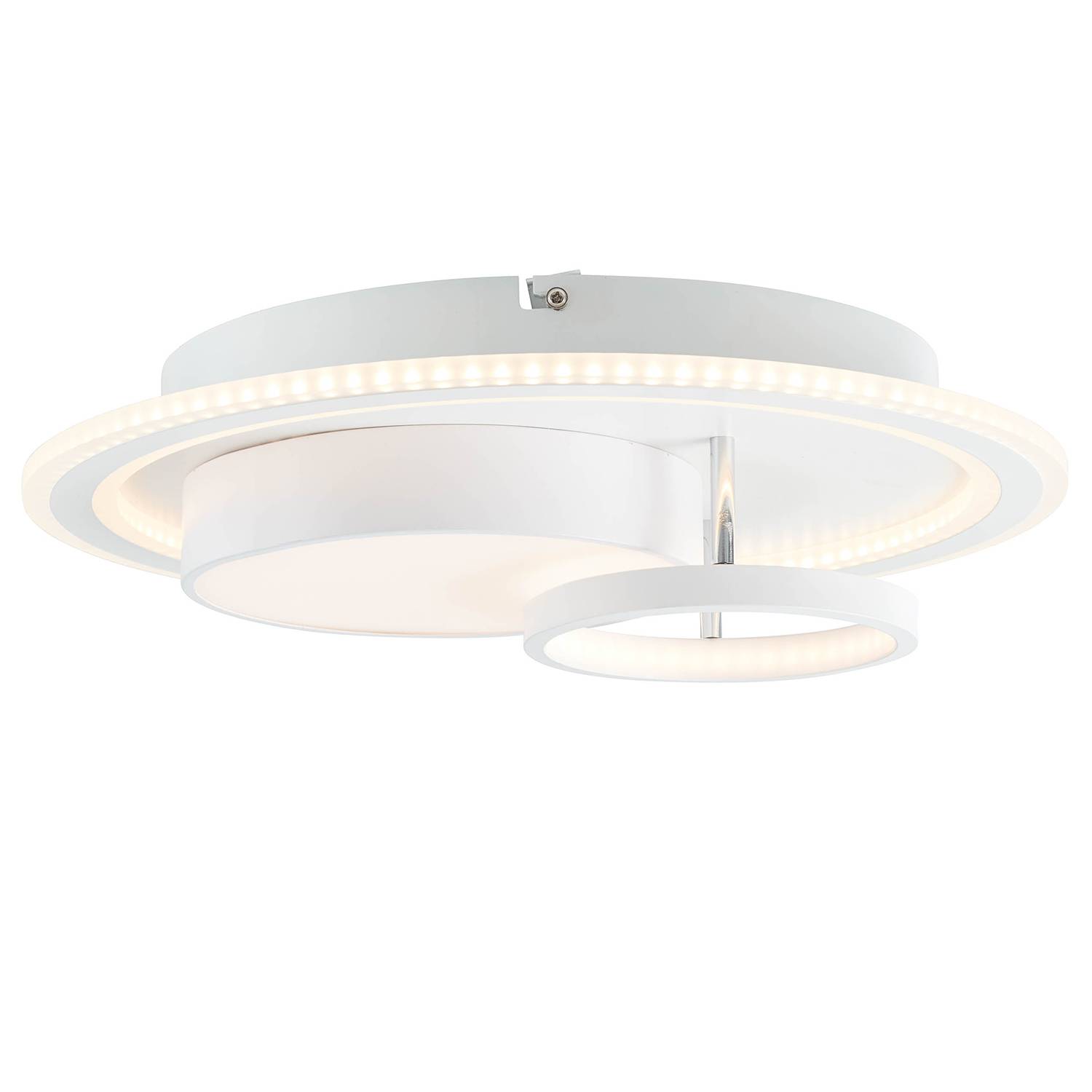 1-Flammig LED-Deckenleuchte Sigune Polypropylen Aluminium