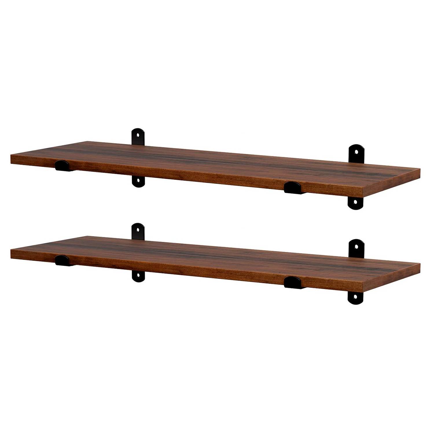 Wandboard Crossville II (2er-Set) Braun / Schwarz