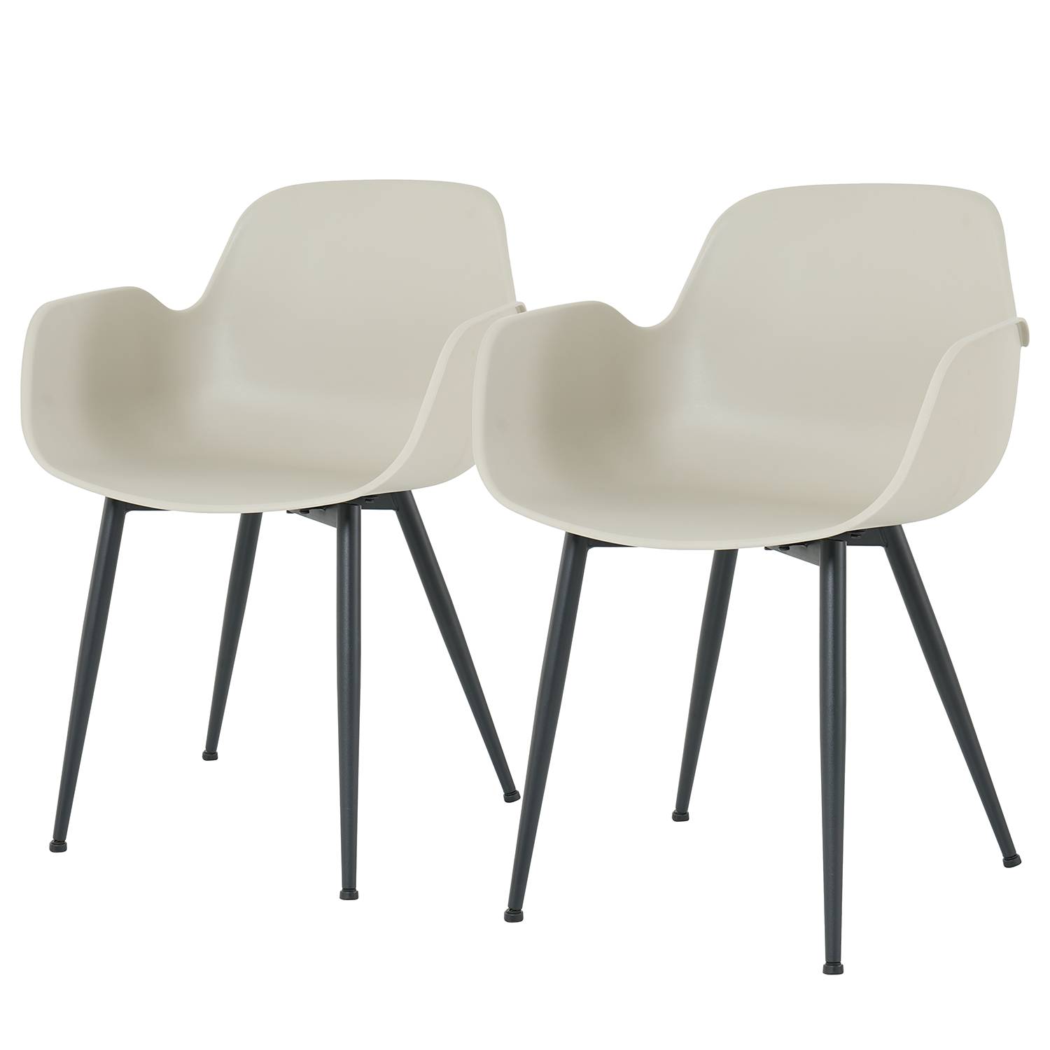 2x Esszimmerstuhl Sandby Grau