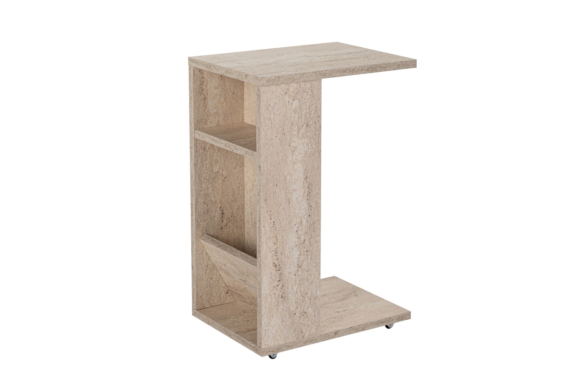 Filinta Beistelltisch Holz Travertine