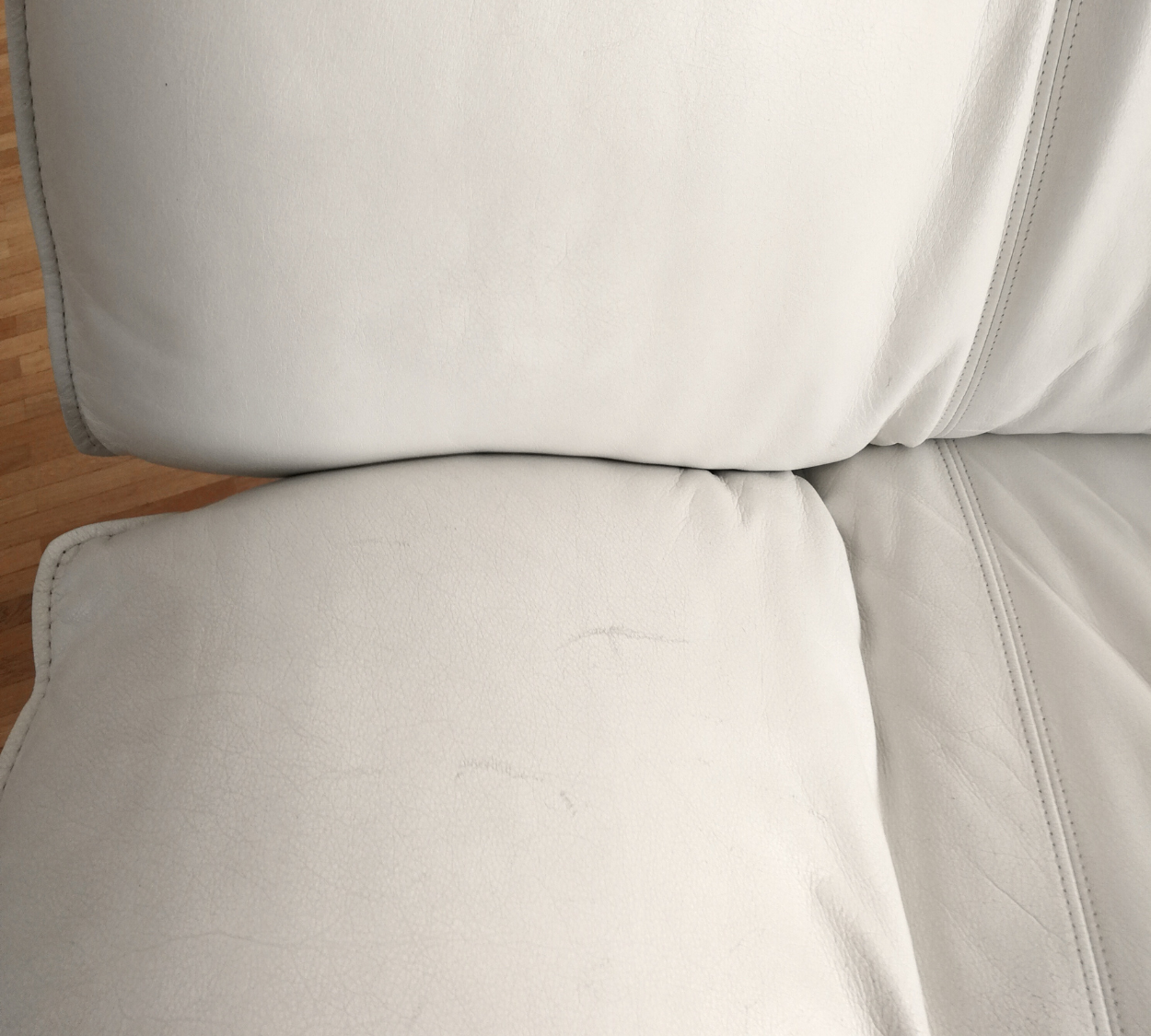 Tango Sofa 2-Sitzer Leder Weiß