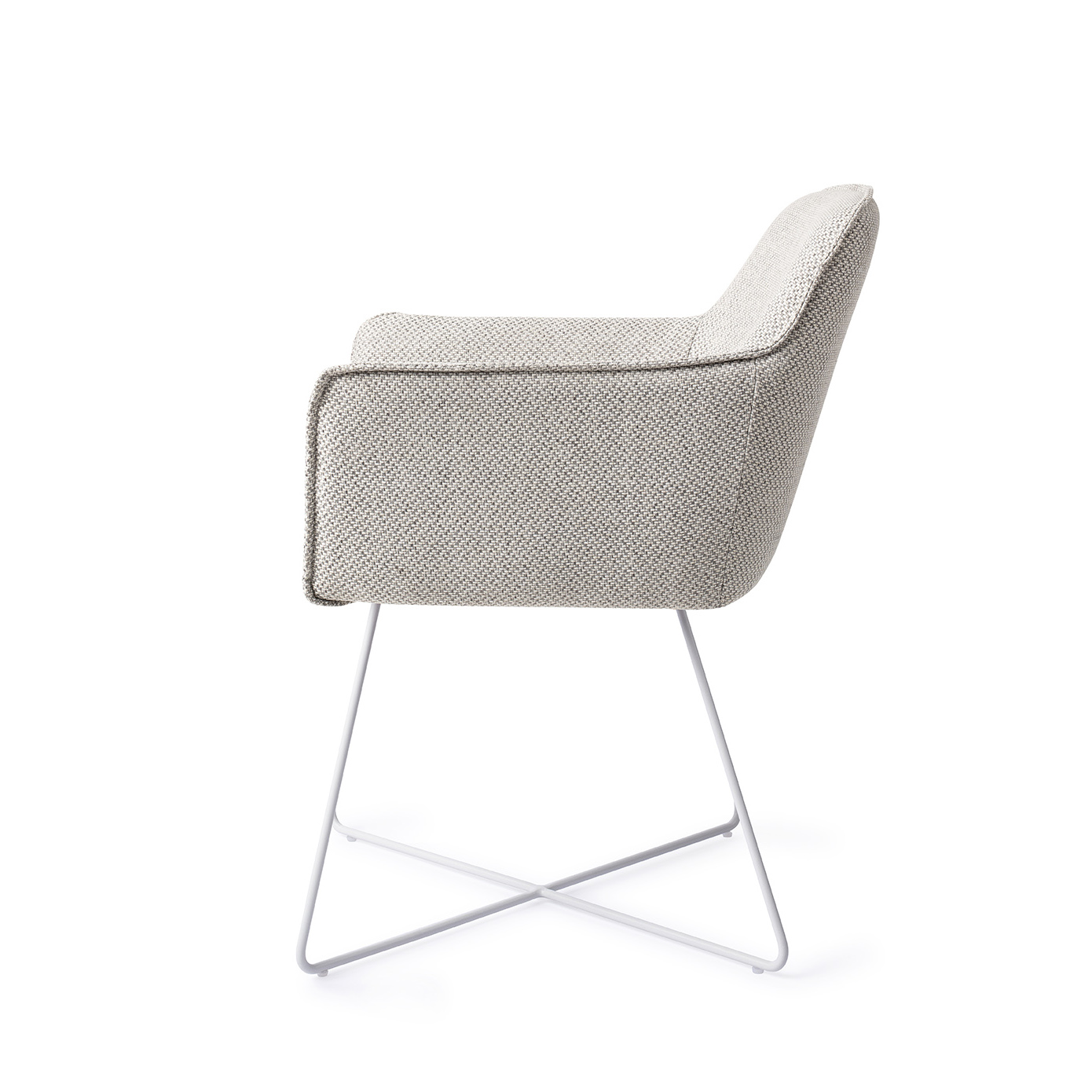 Hofu Dining chair Checkers Cross Charm Natural