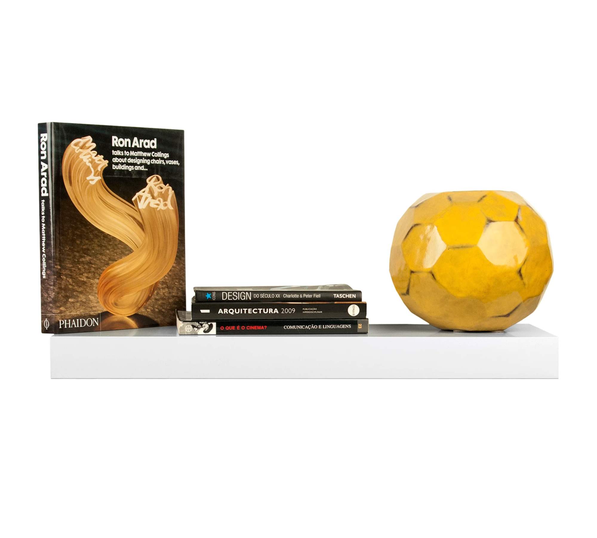 Wall shelf Veneered White 60 cm