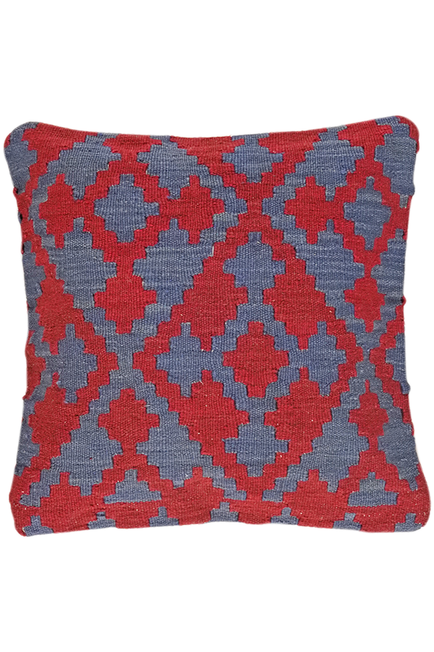 Kelim Kissen Wolle Mehrfarbig
