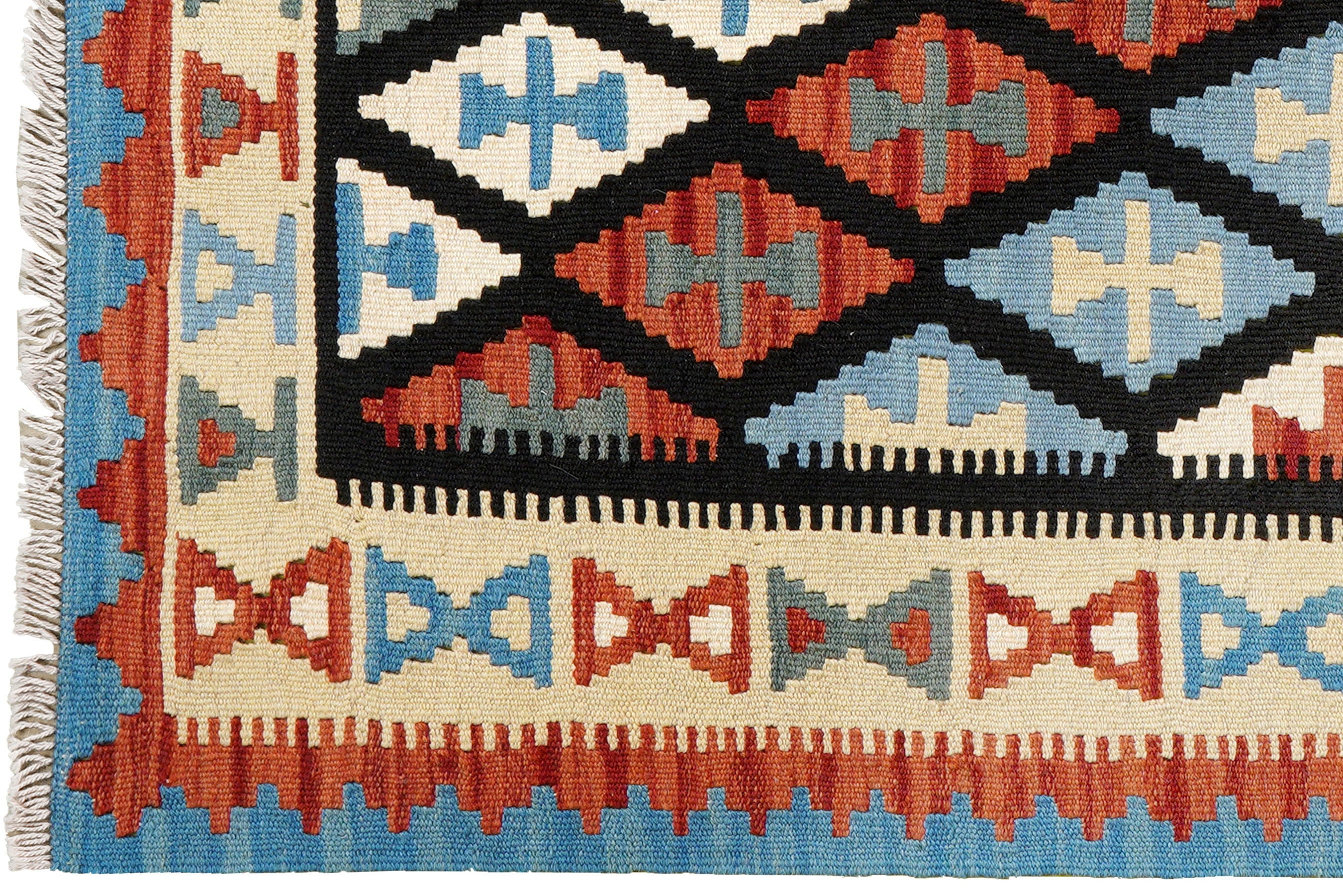 Kelim Gashgai Teppich Wolle Mehrfarbig