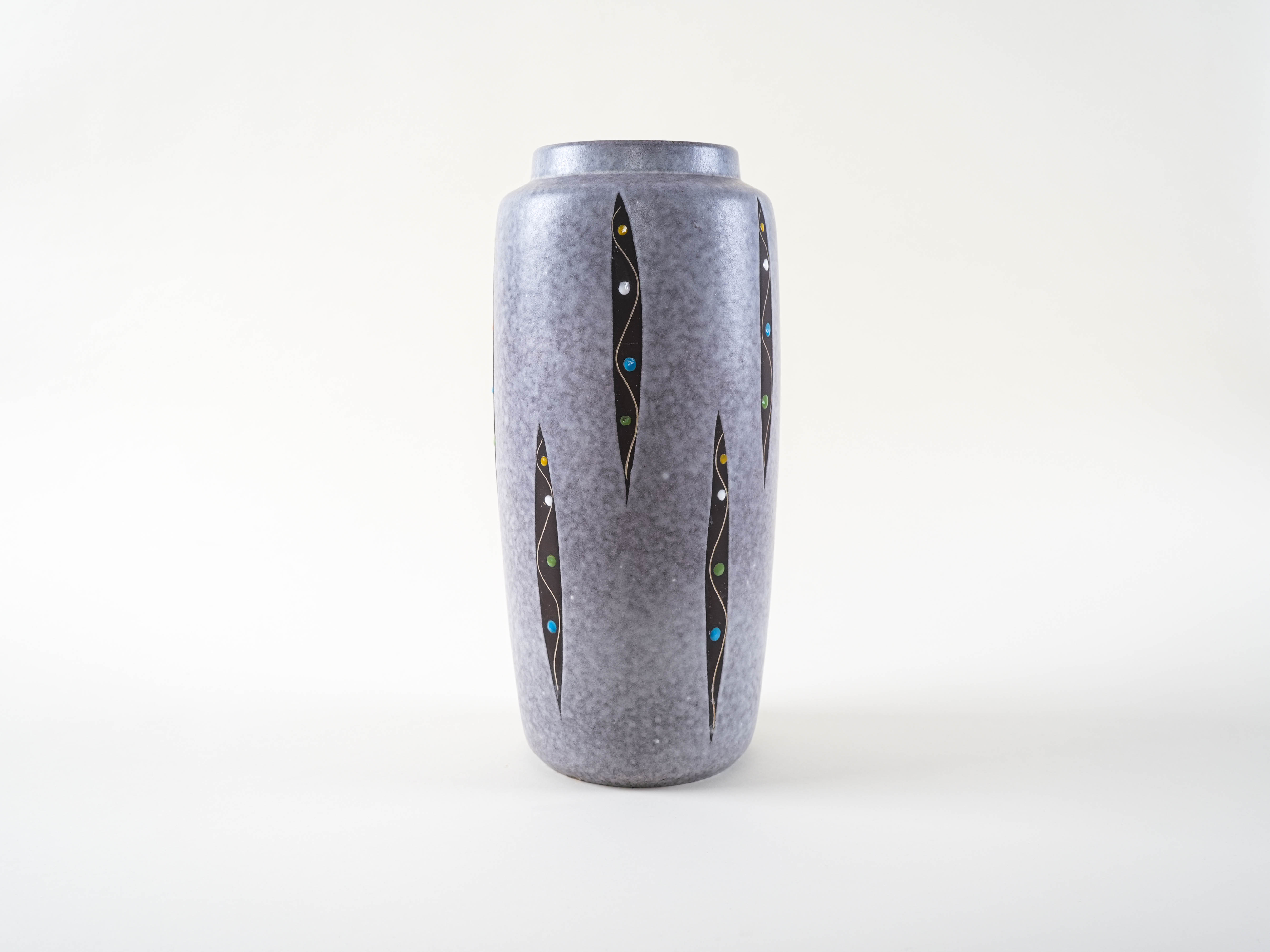 Ceramic Vase Grey 1960s
