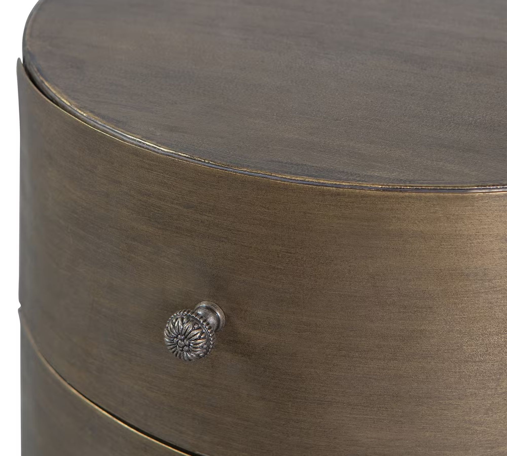 Beistelltisch Metall Antik Messing