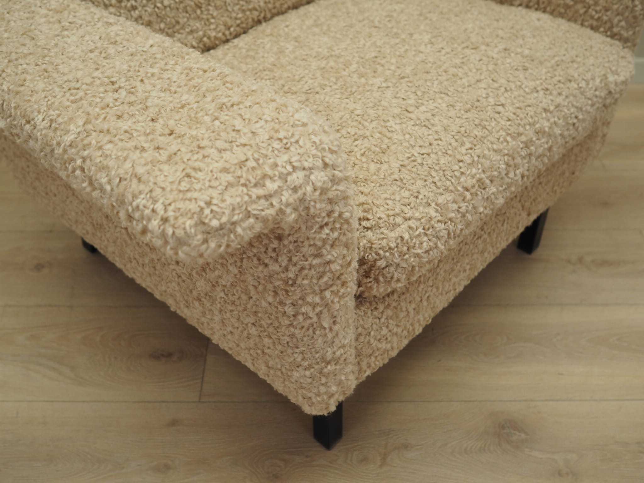 Sessel Textil Beige 1960er Jahre