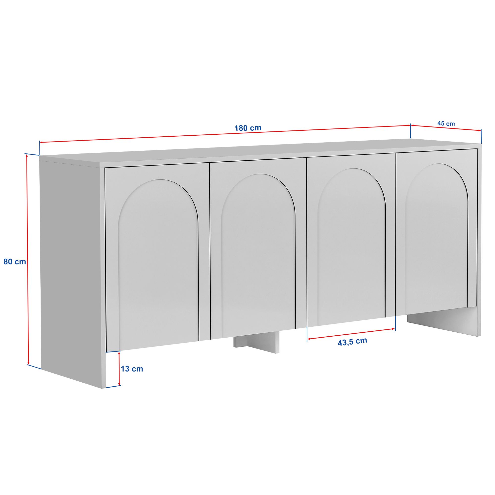 Arlen Sideboard White