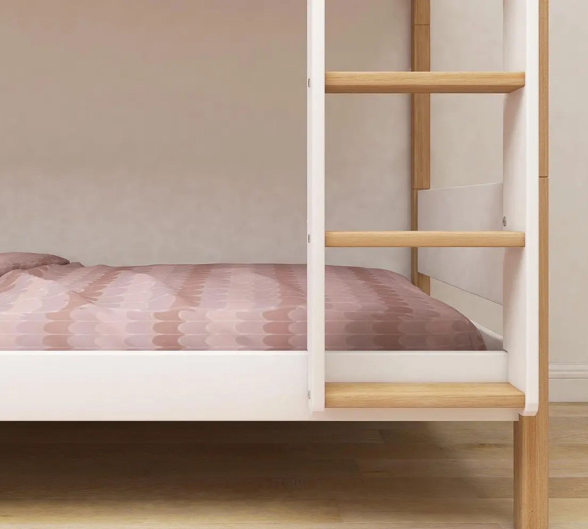 Etagenbett Extra Hoch Holz Weiß