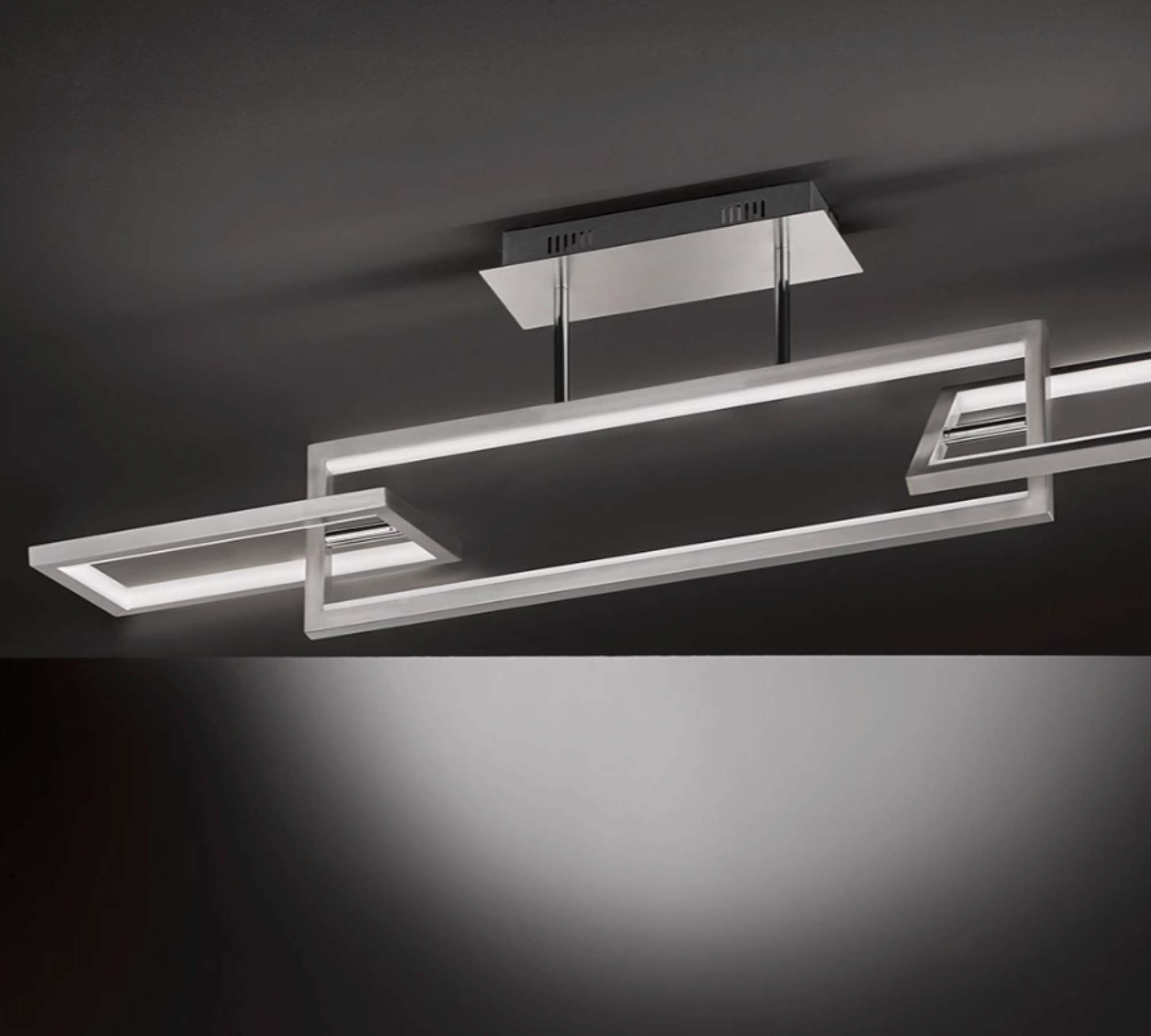 LED Deckenleuchte 1-flammig Aluminium