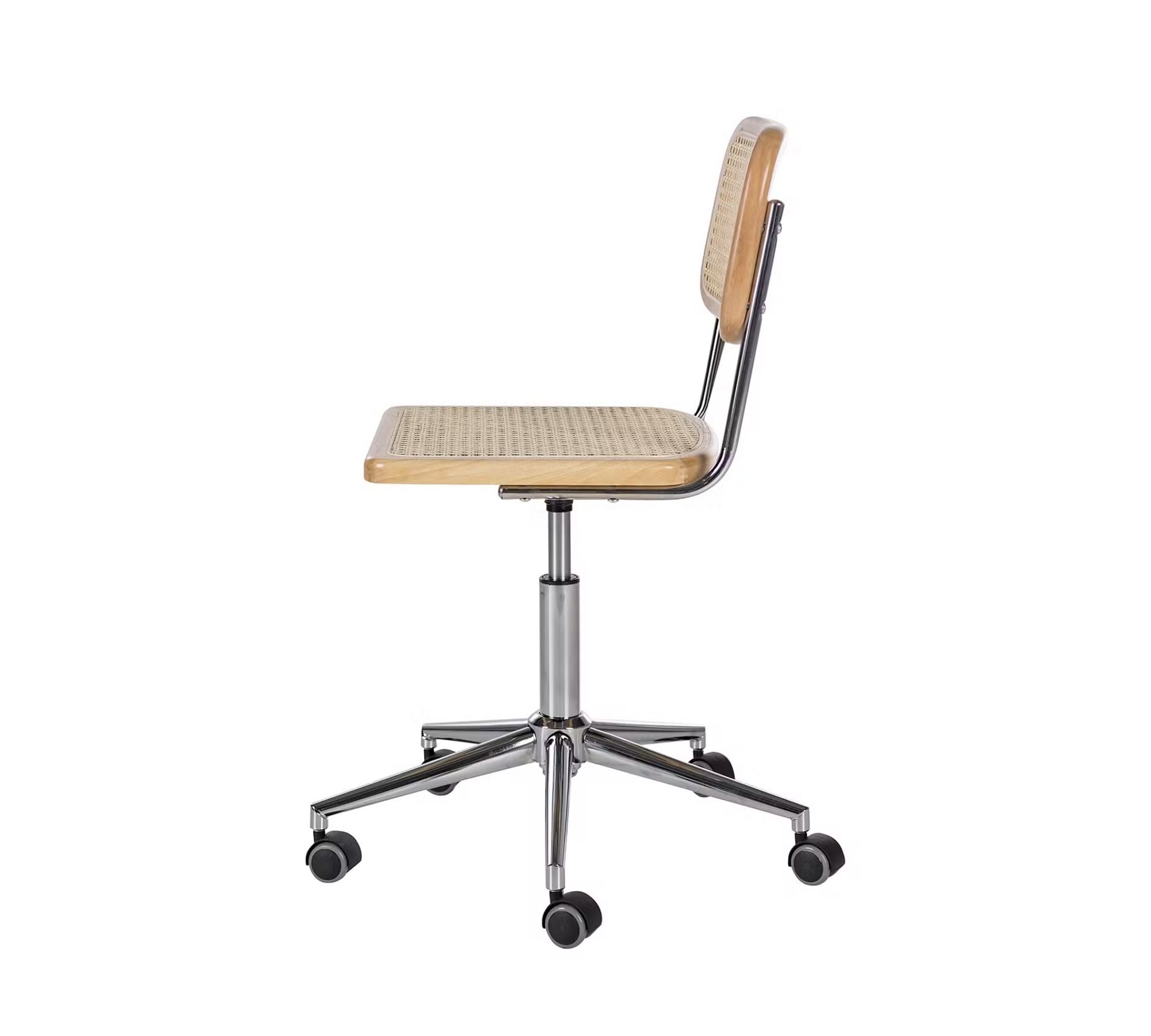 Ramon Bürostuhl Rattan Buche Massiv Beige