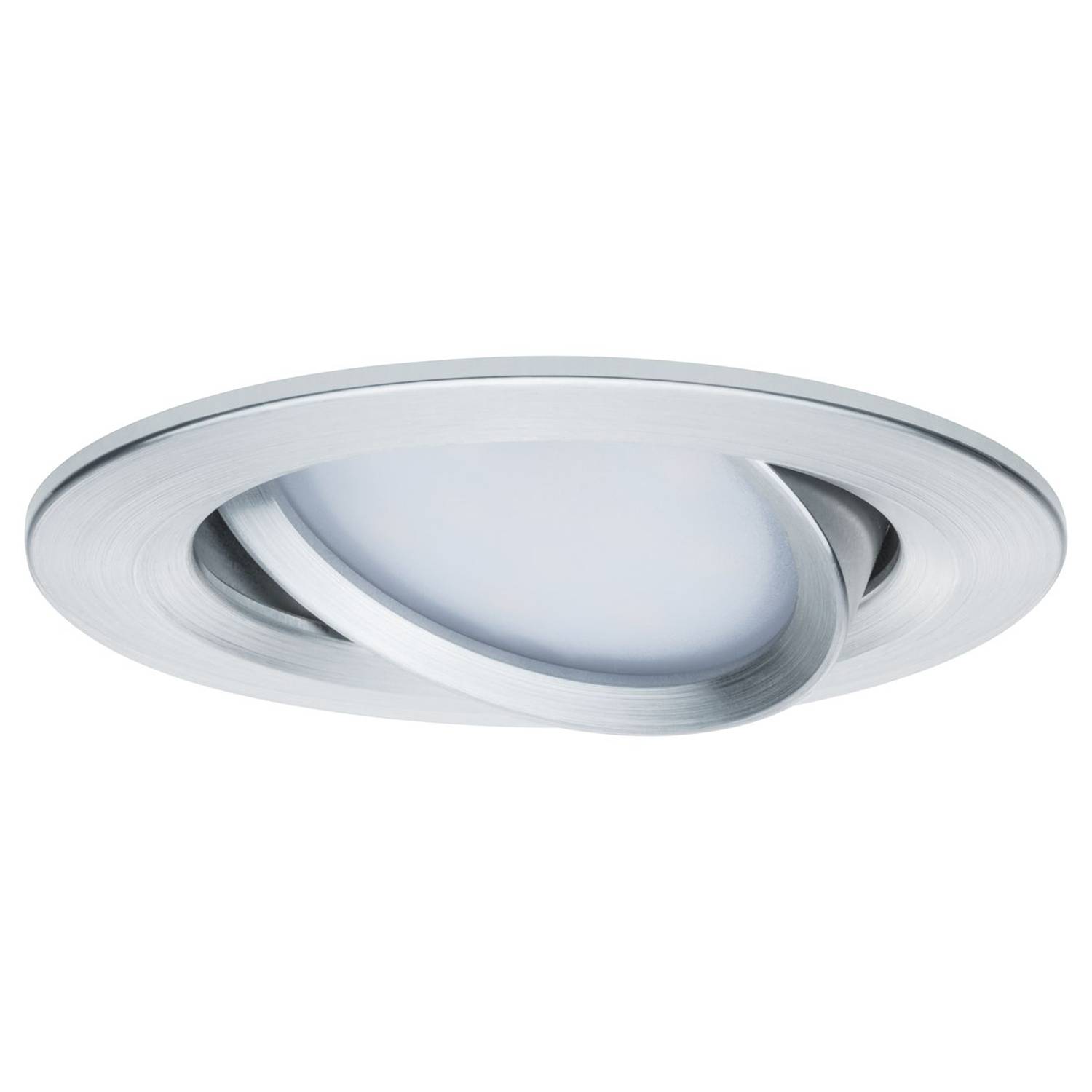 LED-Einbauleuchte Nova I Aluminium Grau