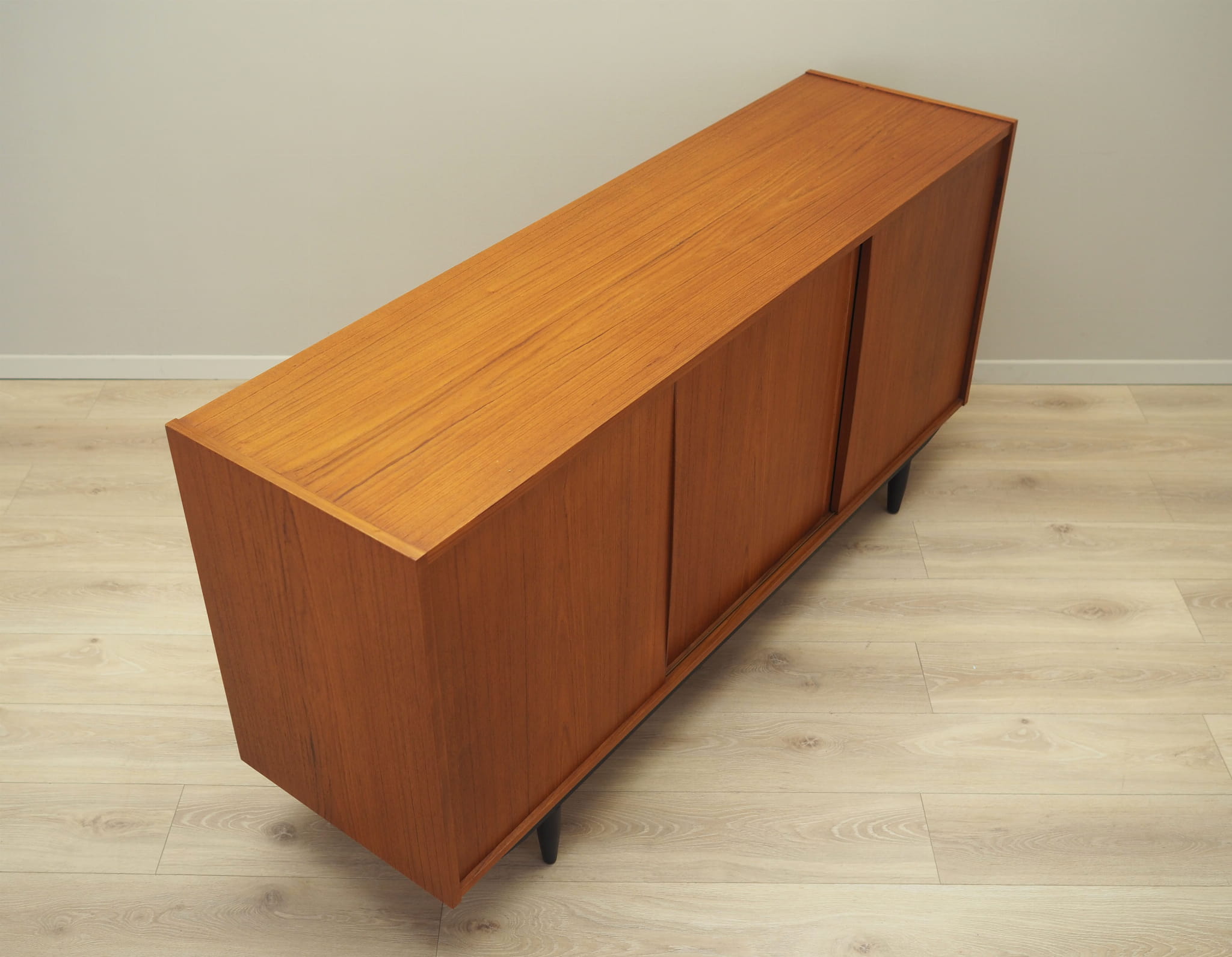 Vintage Sideboard Teakholz Braun 1970er Jahre