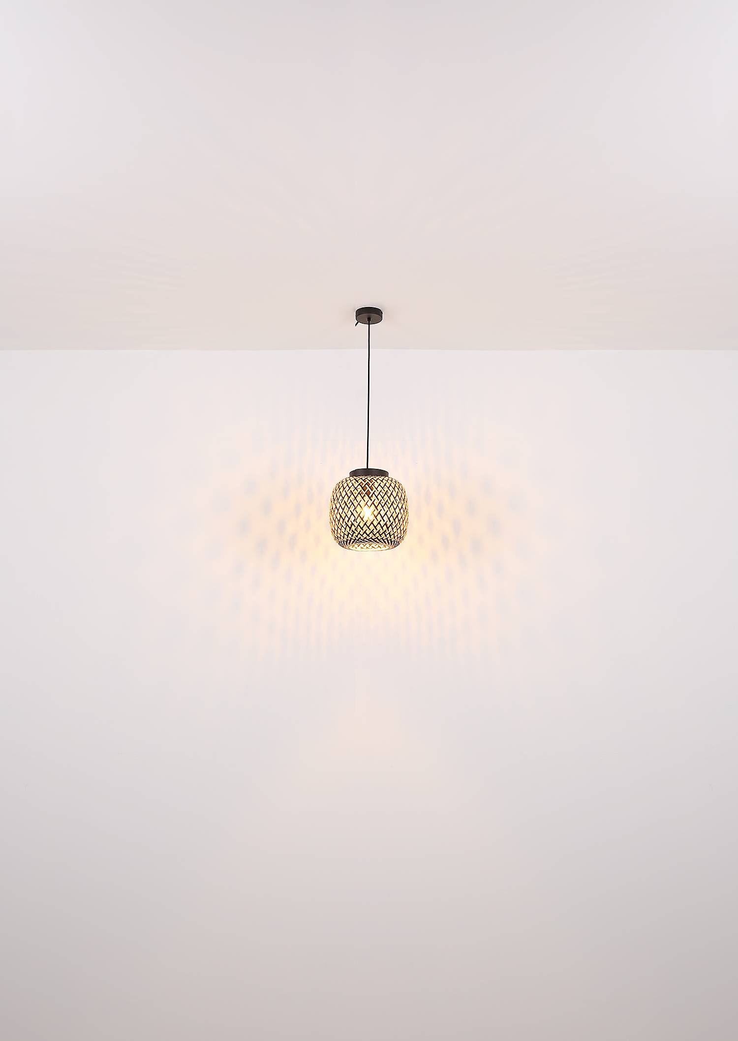 Pendant lamp Colly Type B Solid Bamboo 1-light Ø 20cm