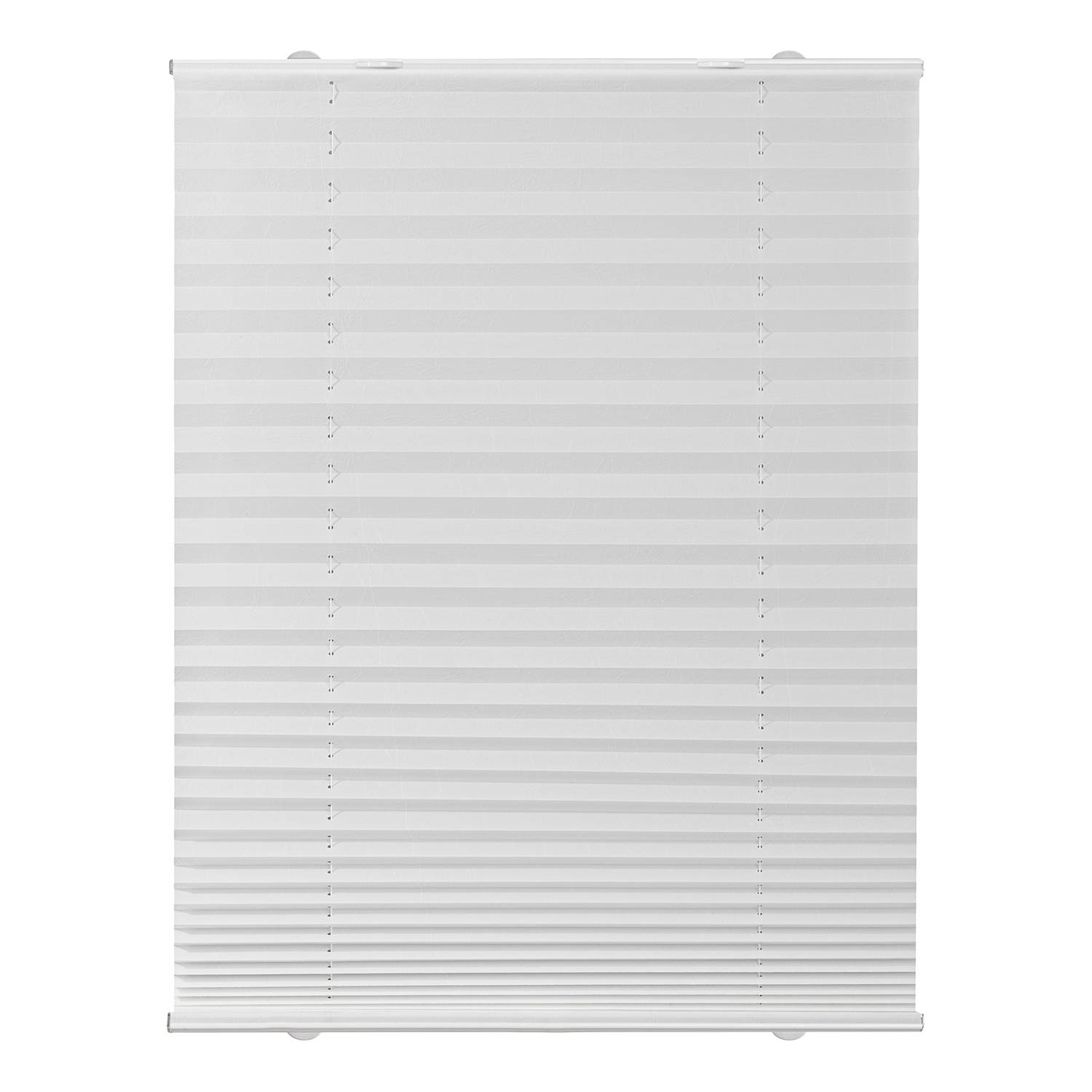 Plissee Haftfix Webstoff Weiß 65 x 130 cm