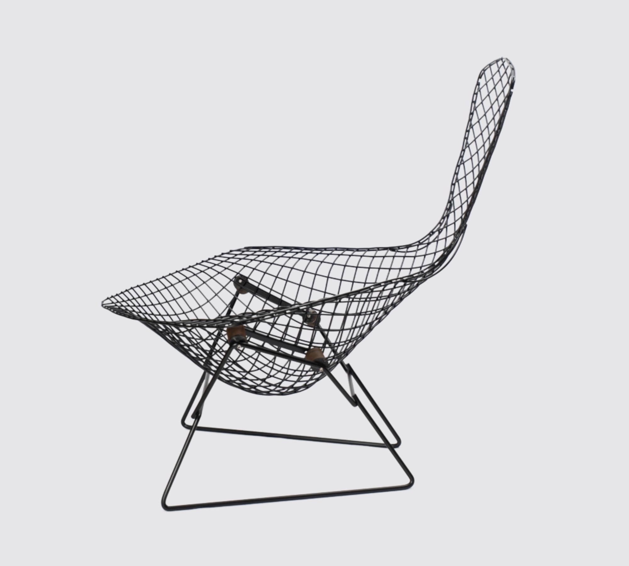 Bertoia Bird Chair Schwarzes Gestell