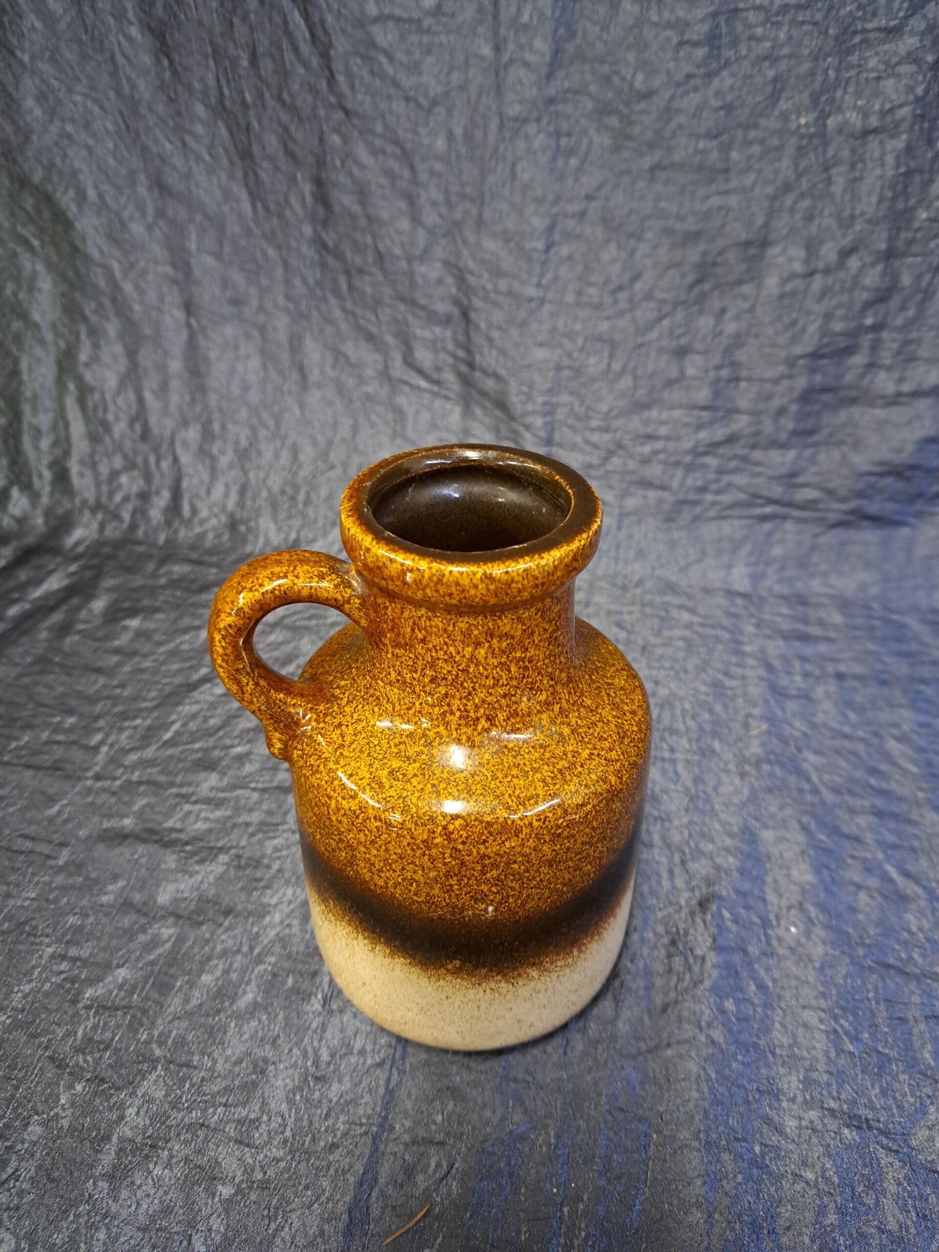 Vintage Vase Keramik Mehrfarbig