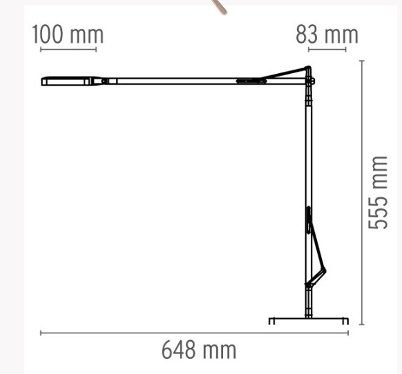 Kelvin Led Tischleuchte Schwarz