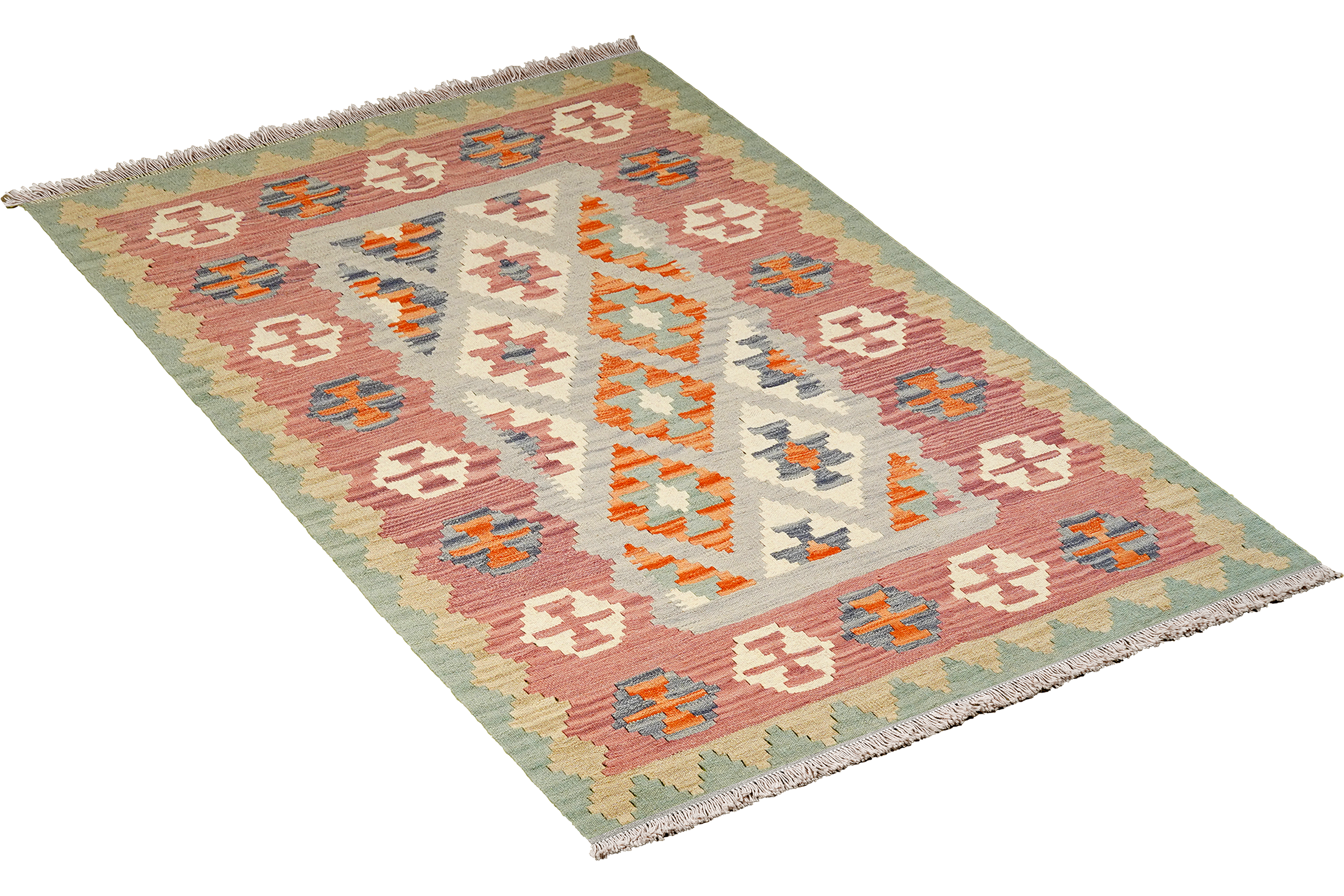 Kilim Gashgai Teppich Mehrfarbig