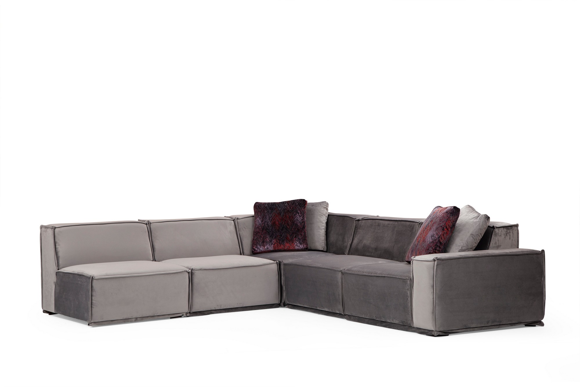 Lego 5 corner sofa grey
