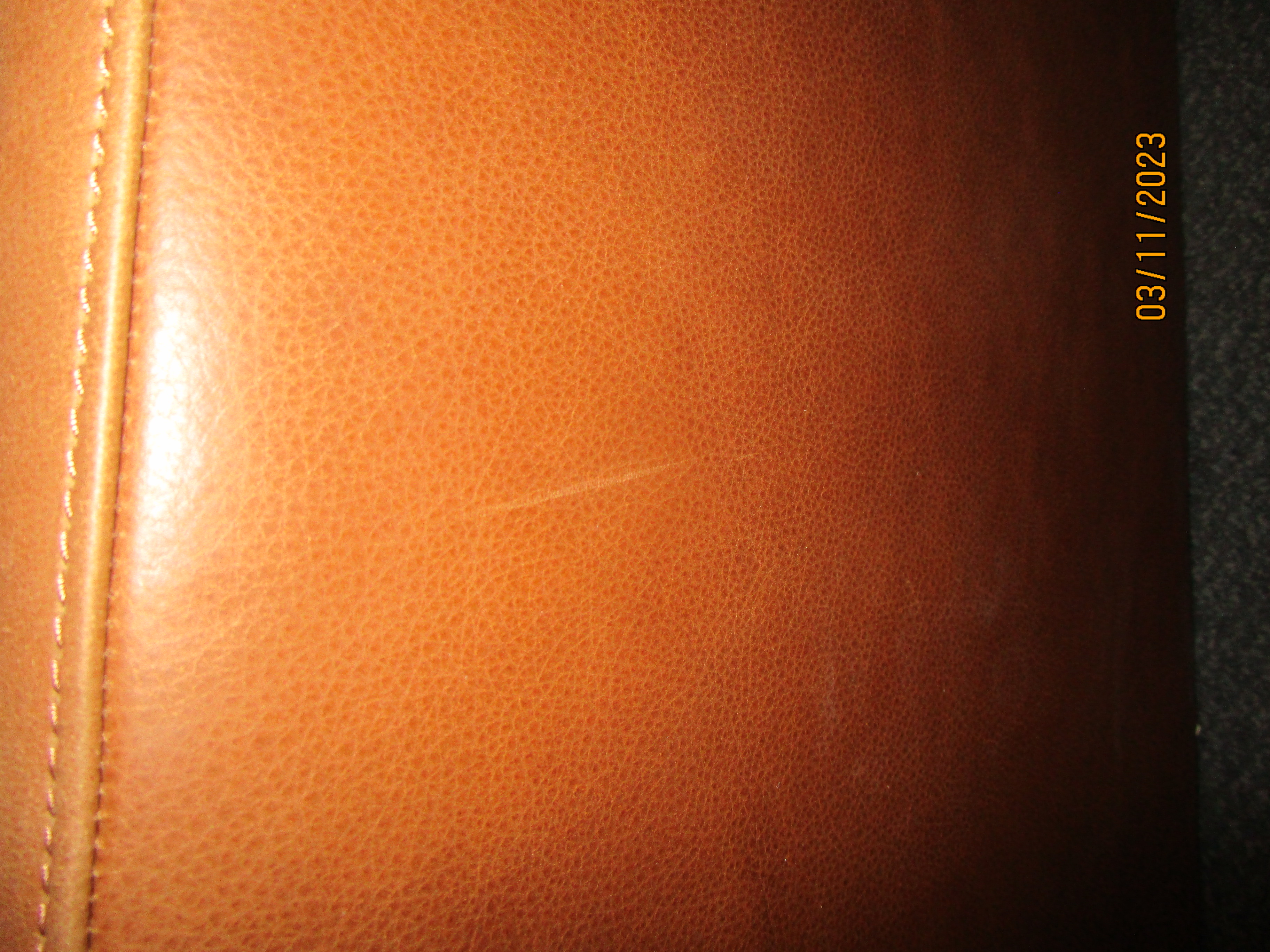 Astha Sofa 3-Sitzer Leder Bronze