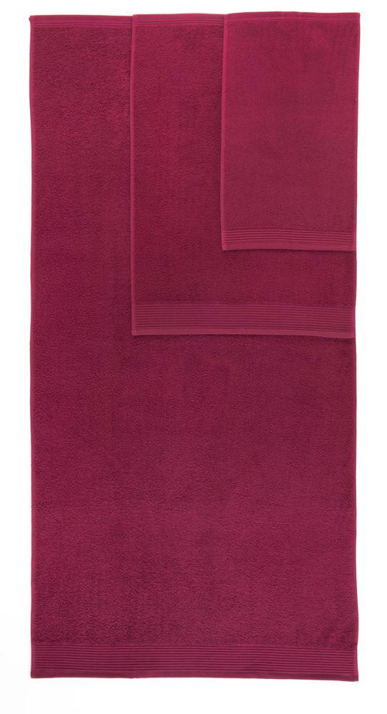 8-tlg. Frottier Handtuch-Set Bordeaux Öko-Tex Standard 100