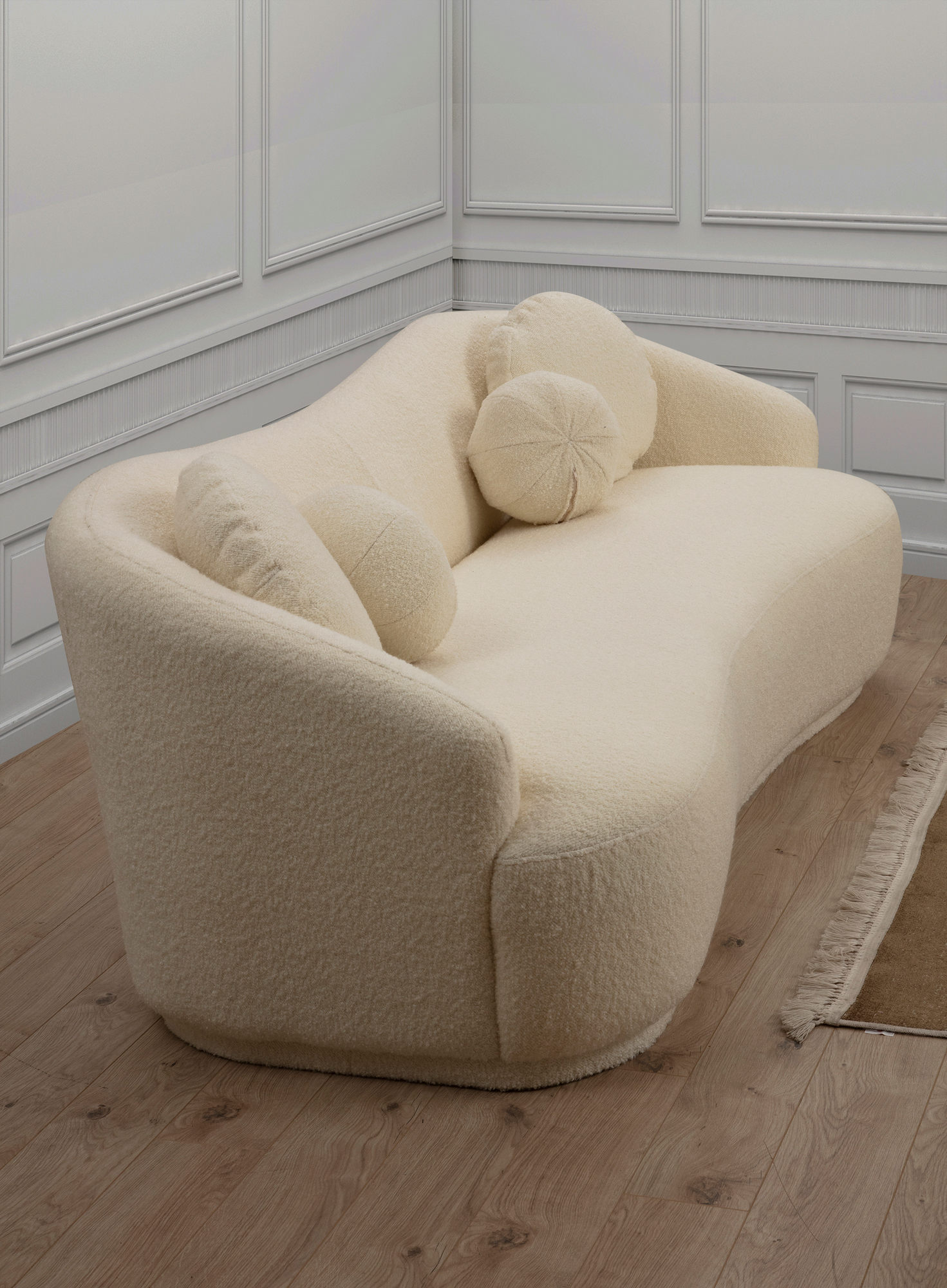 Ancona Sofa Cremefarbig