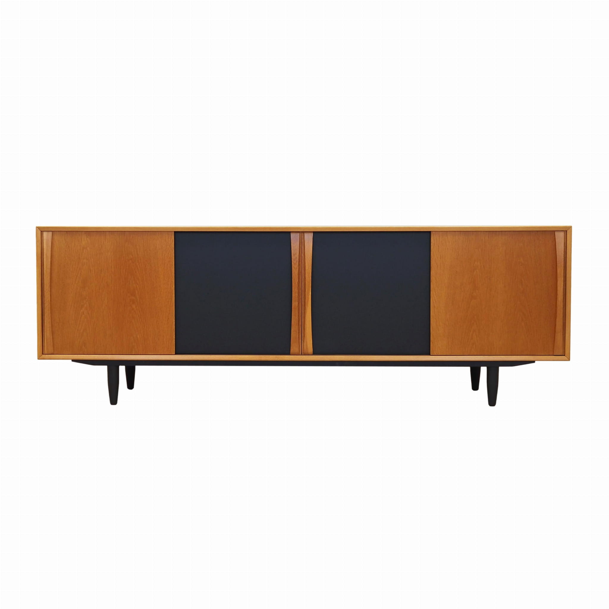 Vintage Sideboard Eschenholz Braun 1970er Jahre