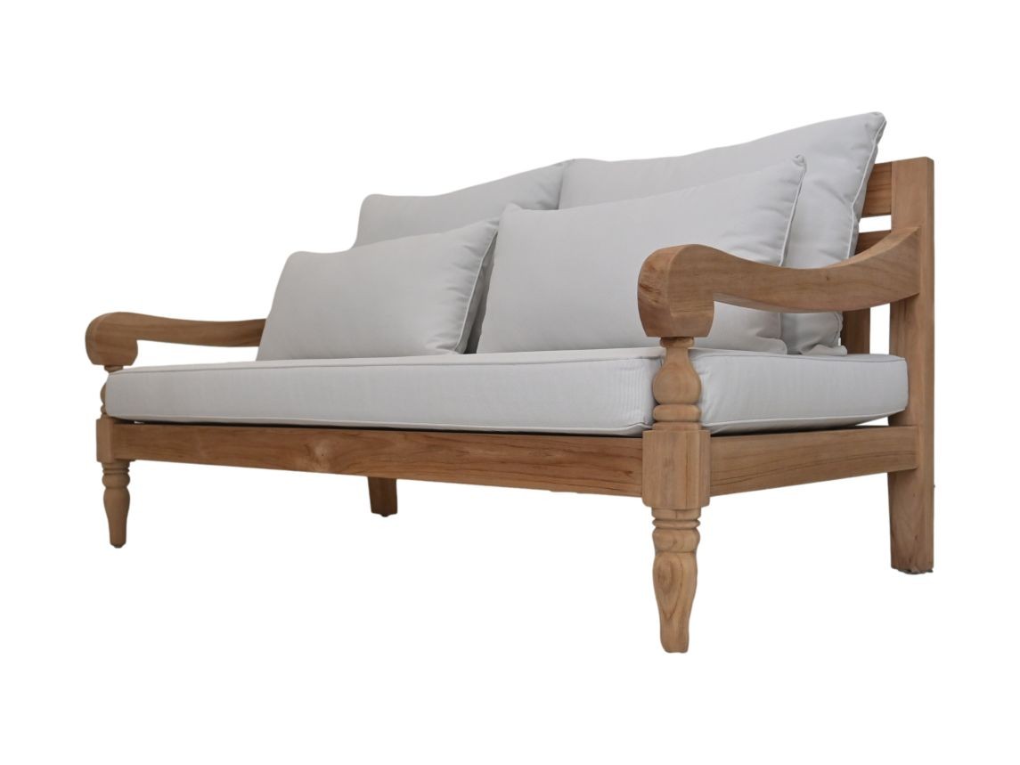 Bahama 2,5-Sitzer Loungesofa Teakholz