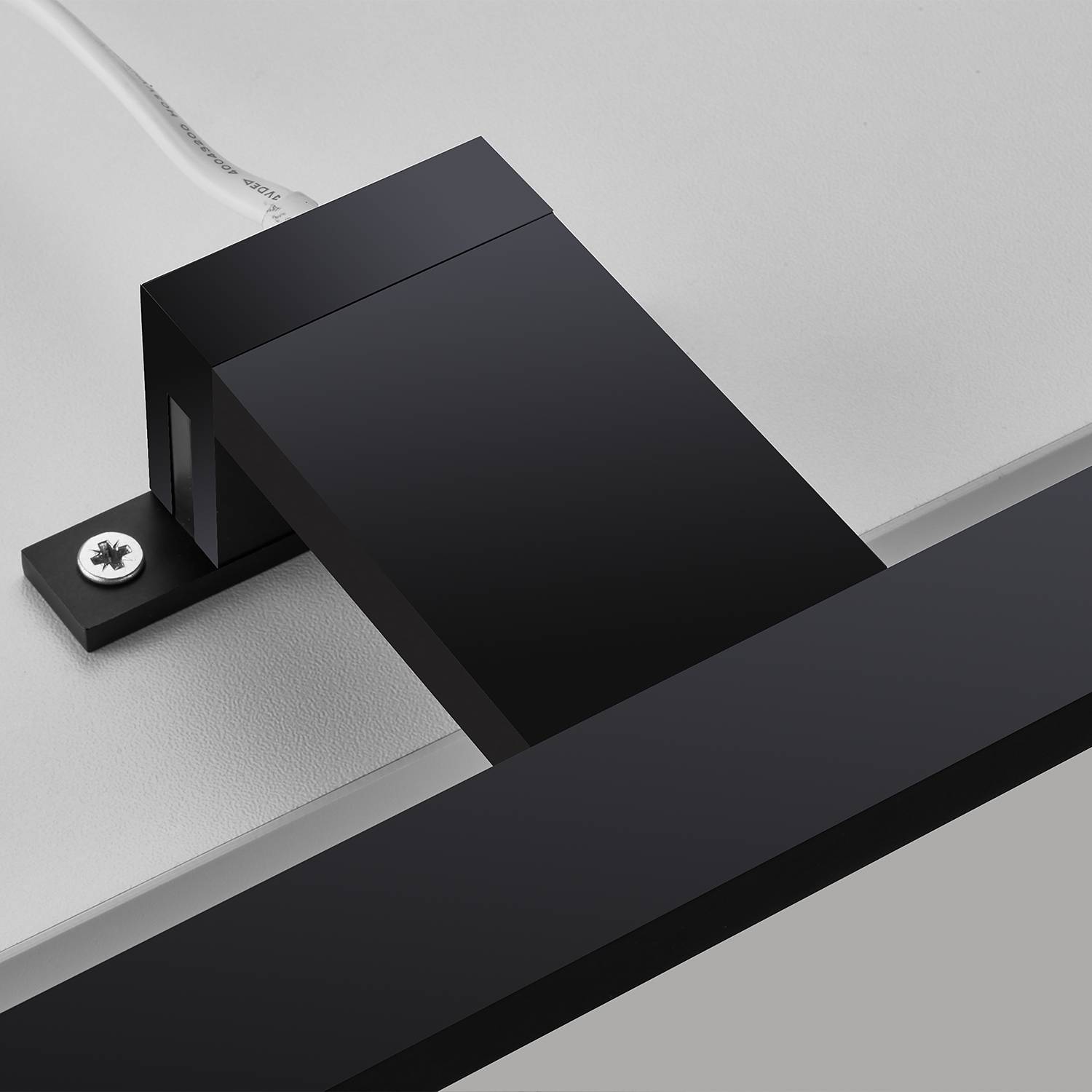LED-Badleuchte Dun Polycarbonat Eisen Breite: 60 cm