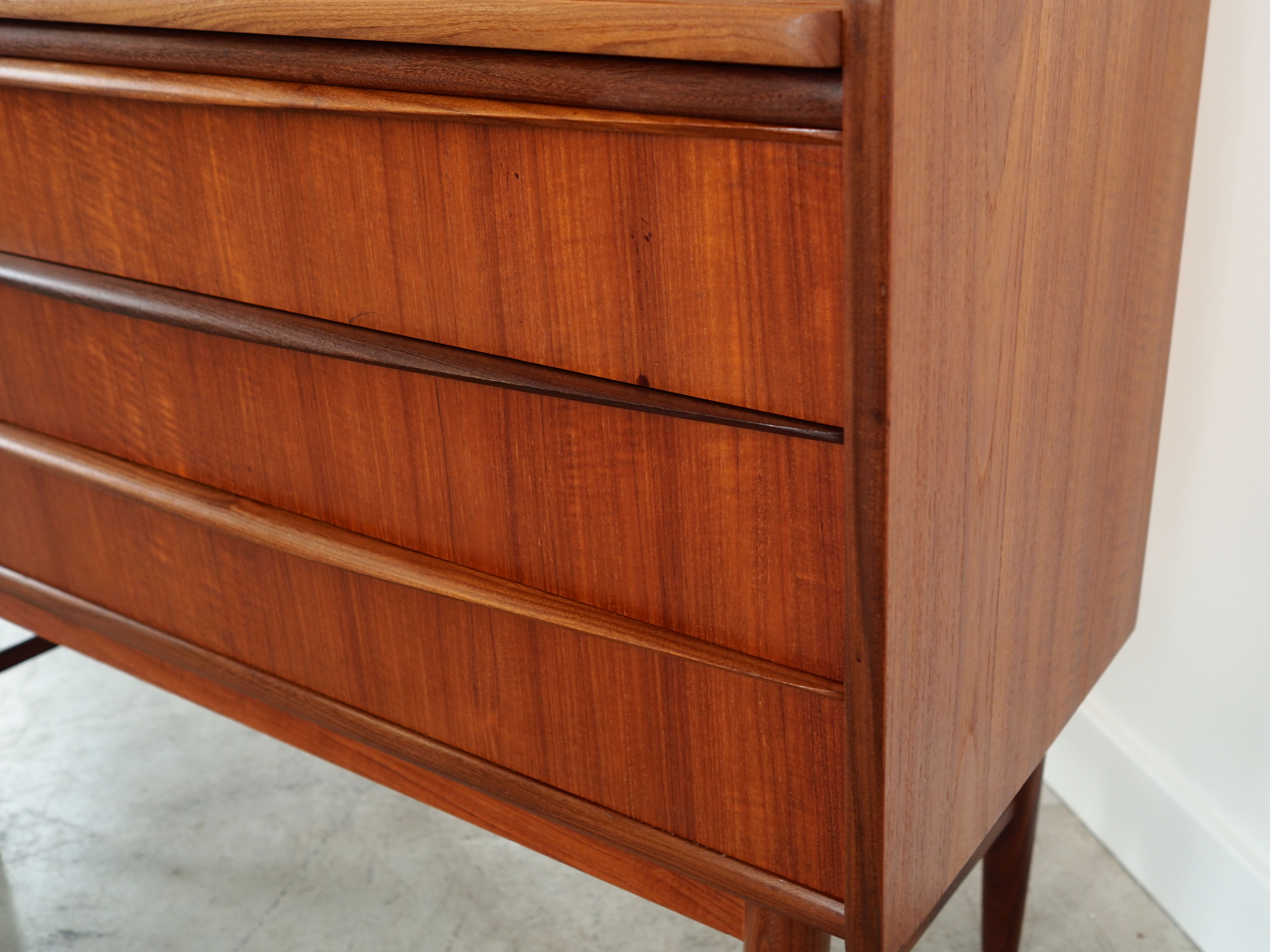Secretary Teak wood 1970s