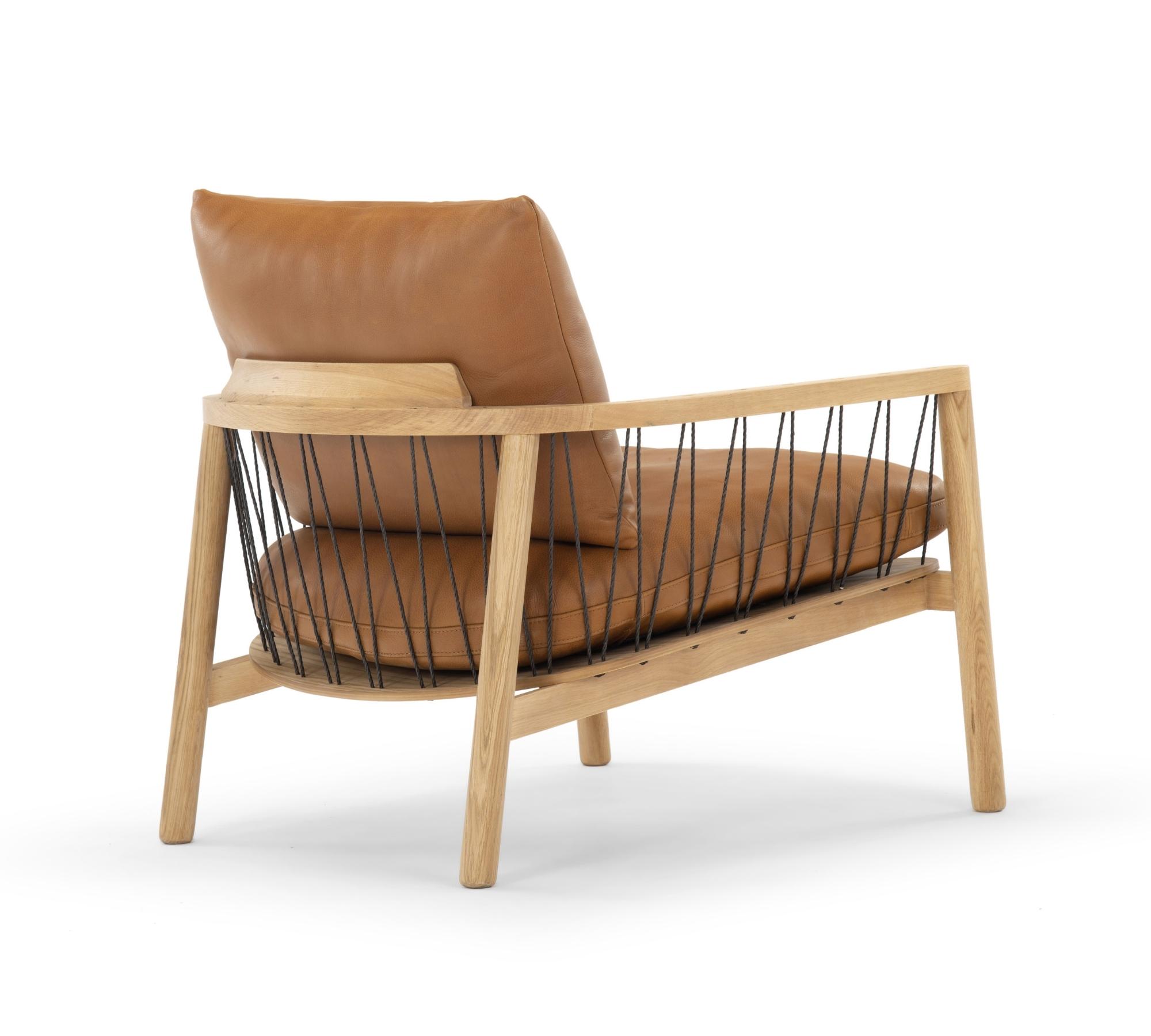 Enzo Sessel Leather Bronze