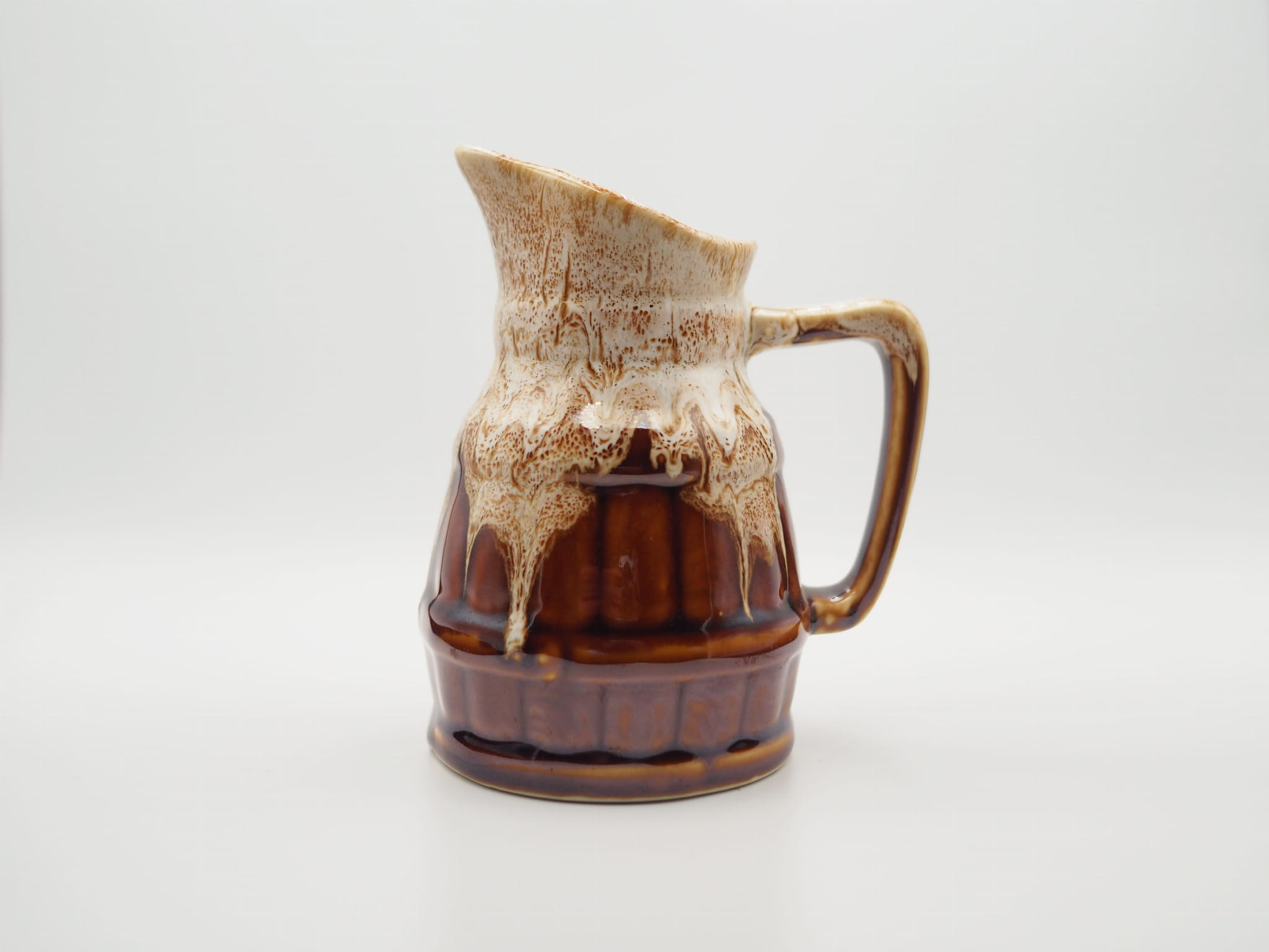 2x Cream pourer ceramic 1970s