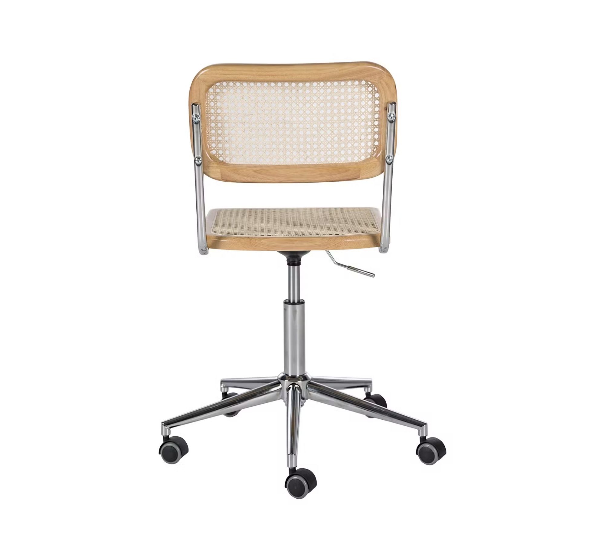 Ramon Bürostuhl Rattan Buche Massiv Beige