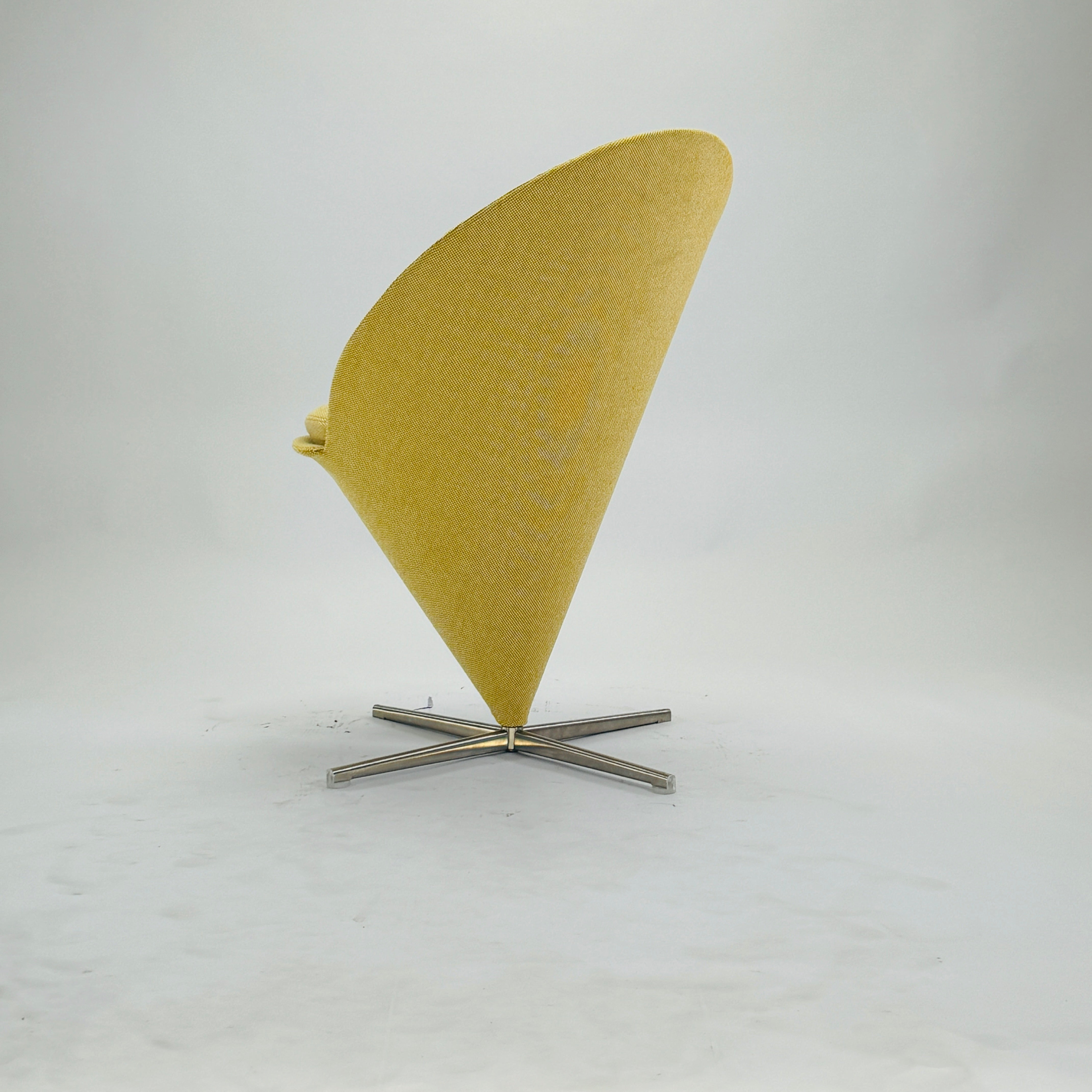 Panton Cone Chair Textil Gelb 