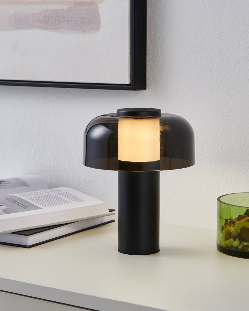 LED-Tischleuchte Ponente Schwarz