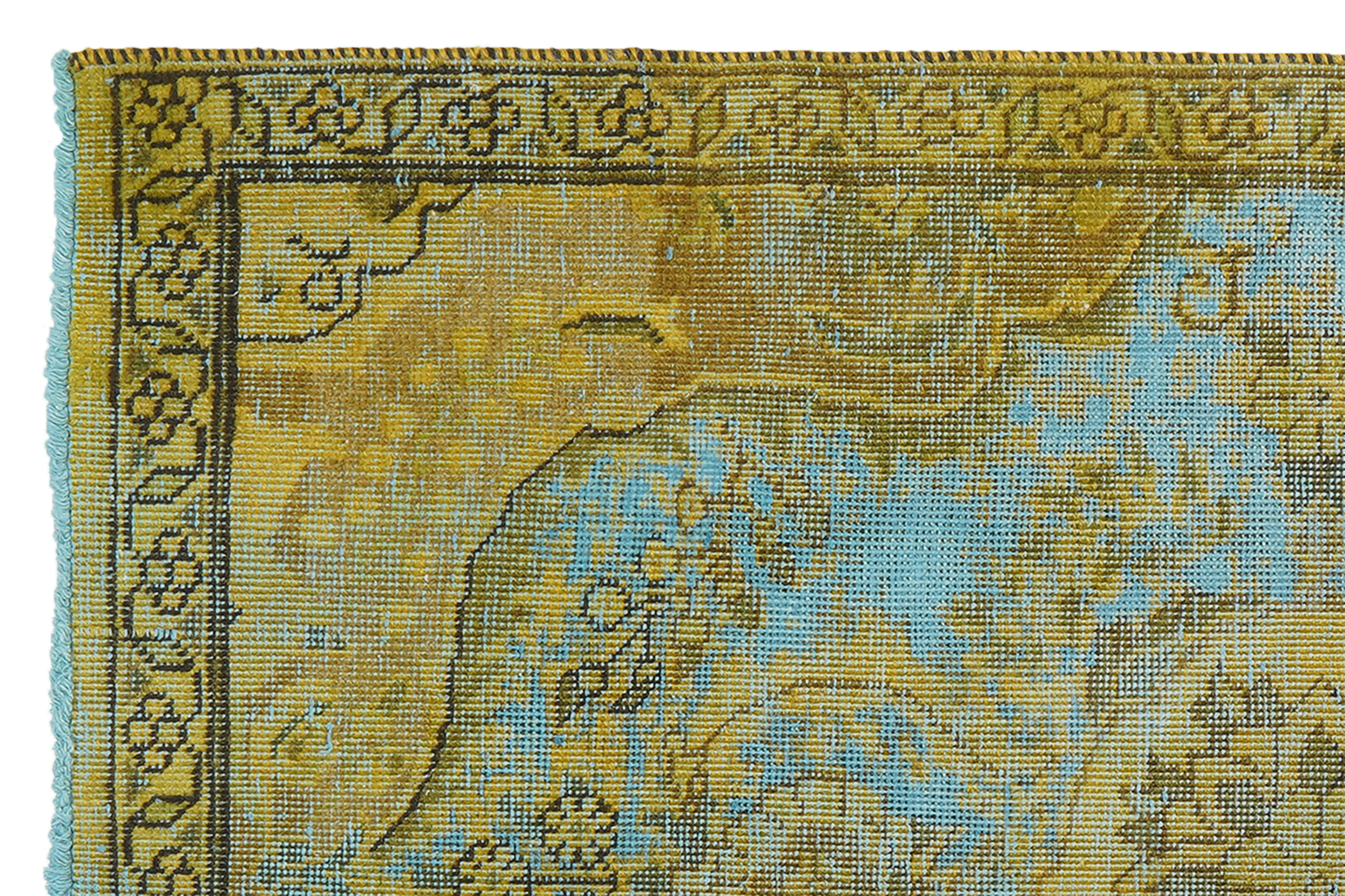 Vintage Teppich Grün