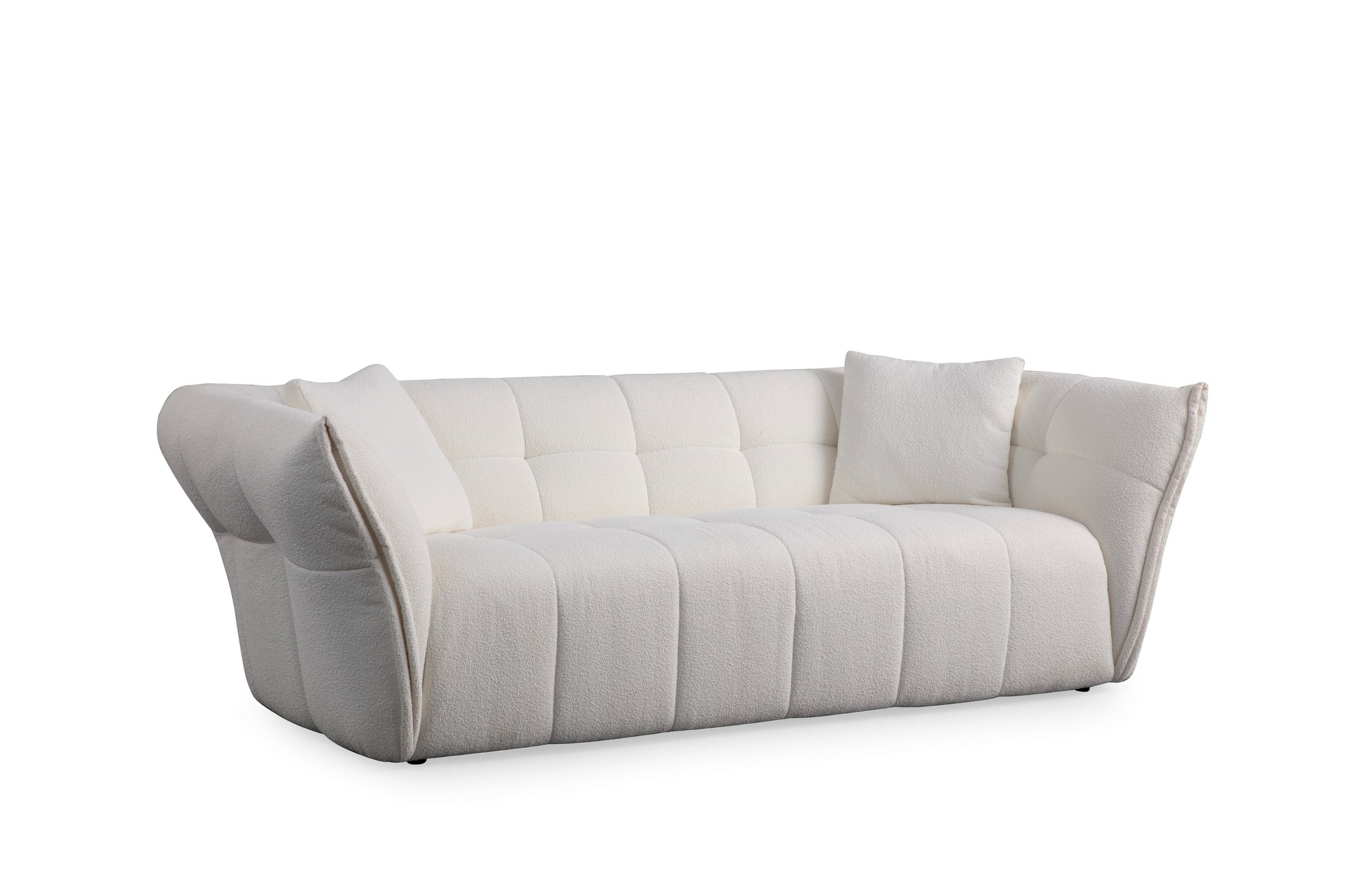 Boxer 3-Sitzer Sofa Weiß