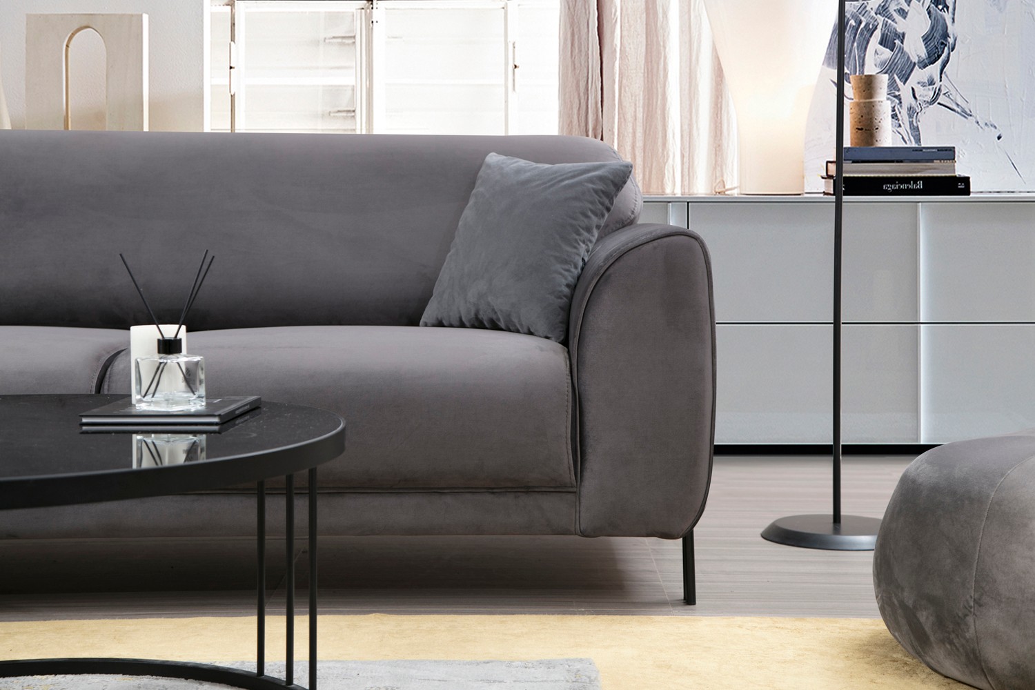 Image Corner sofa Left Anthracite