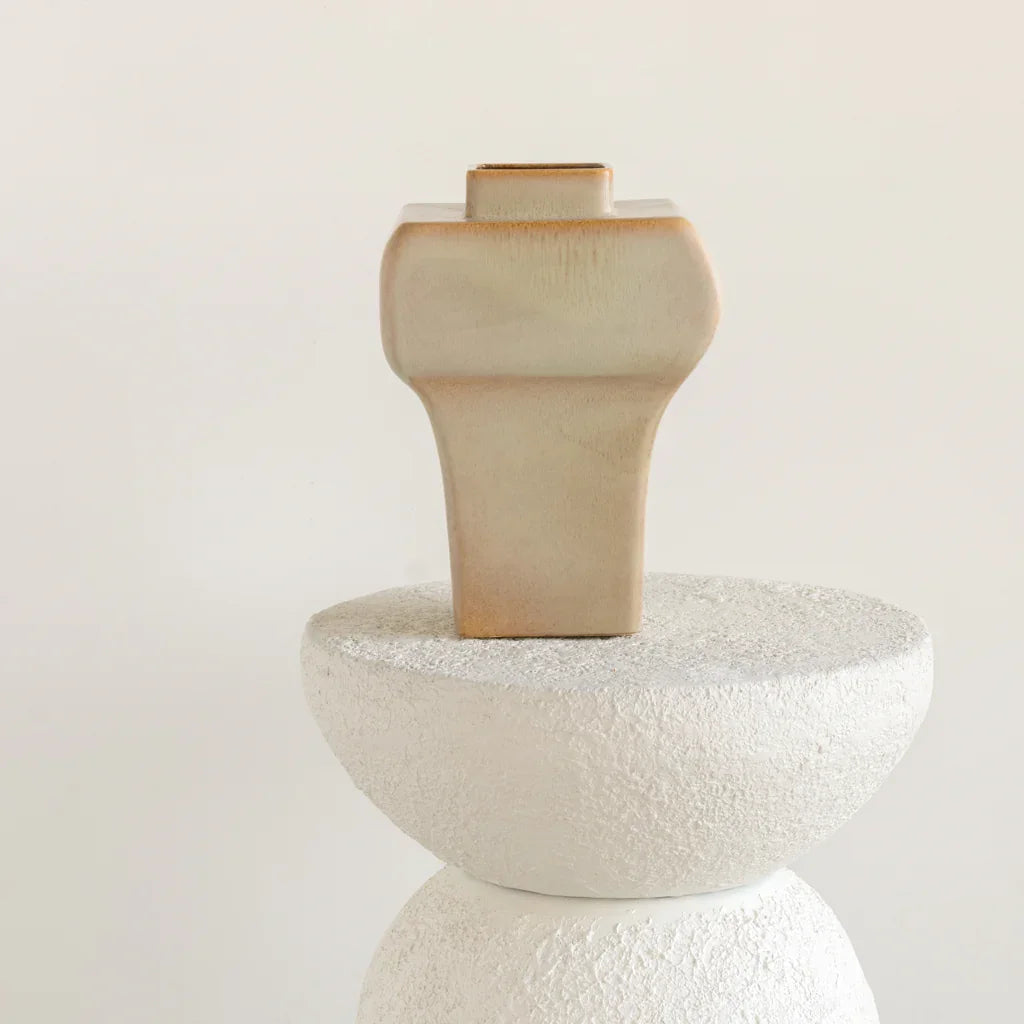 Riva Vase Beige